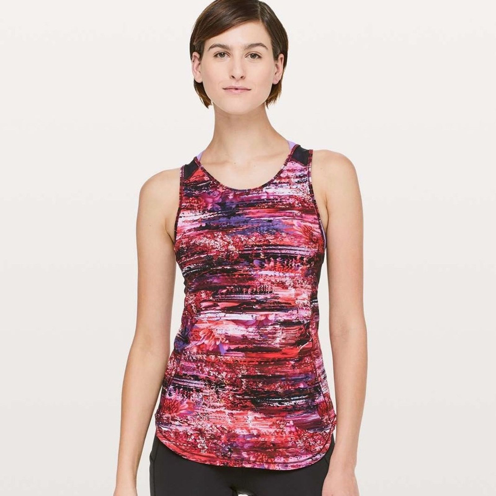Lululemon Lululemon Sculpt Tank II in Dahliascape Multi / Black size 4 Size S / US 4 / IT 40 - 2 Thumbnail