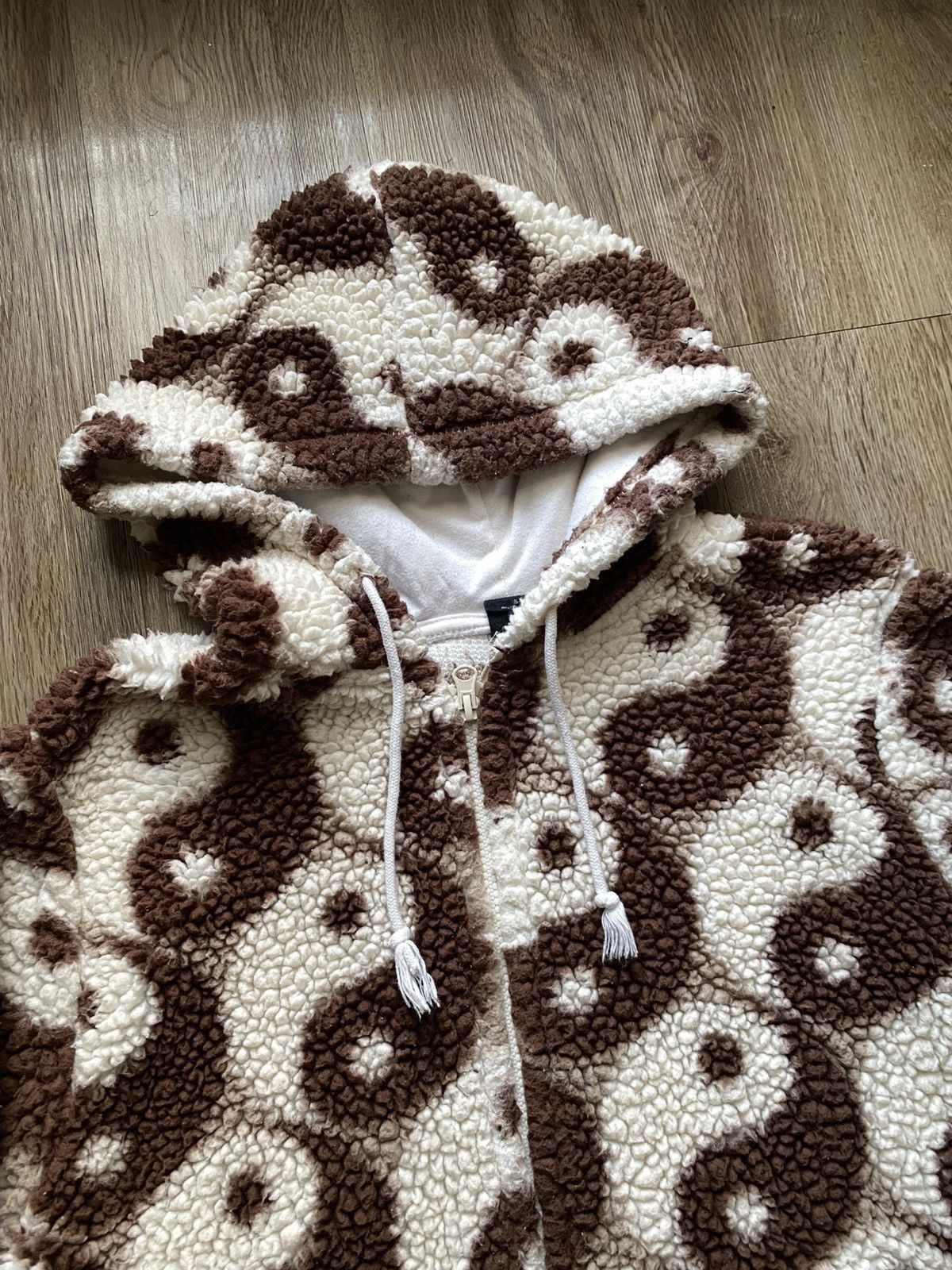 Pacsun Pacsun Fleece Yin Yang Zip Up Hoodie Size US S / EU 44-46 / 1 - 4 Thumbnail