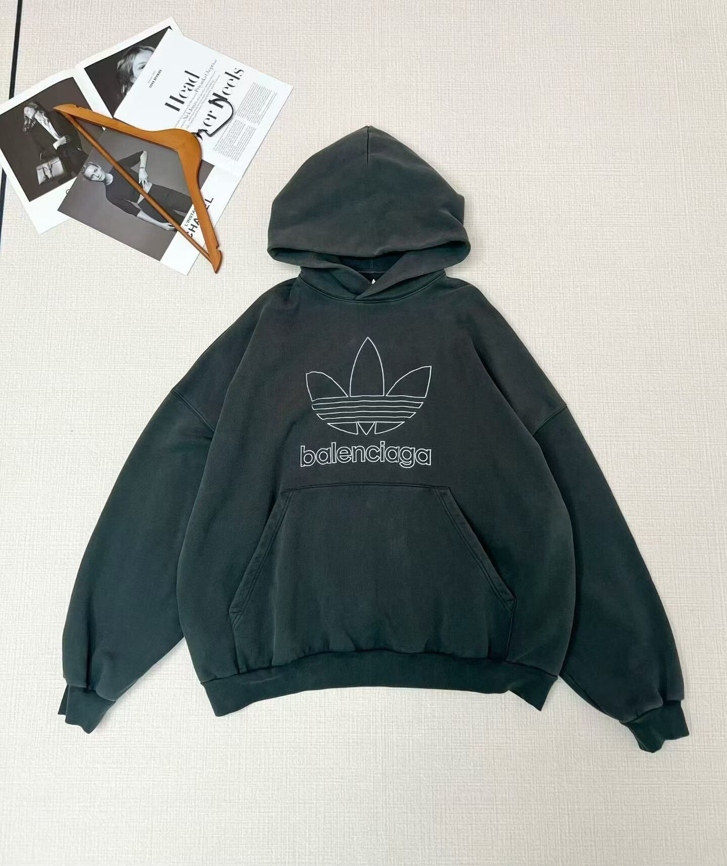 Balenciaga Balenciaga x Adidas Hoodie Size 2 Size US M / EU 48-50 / 2 - 1 Thumbnail