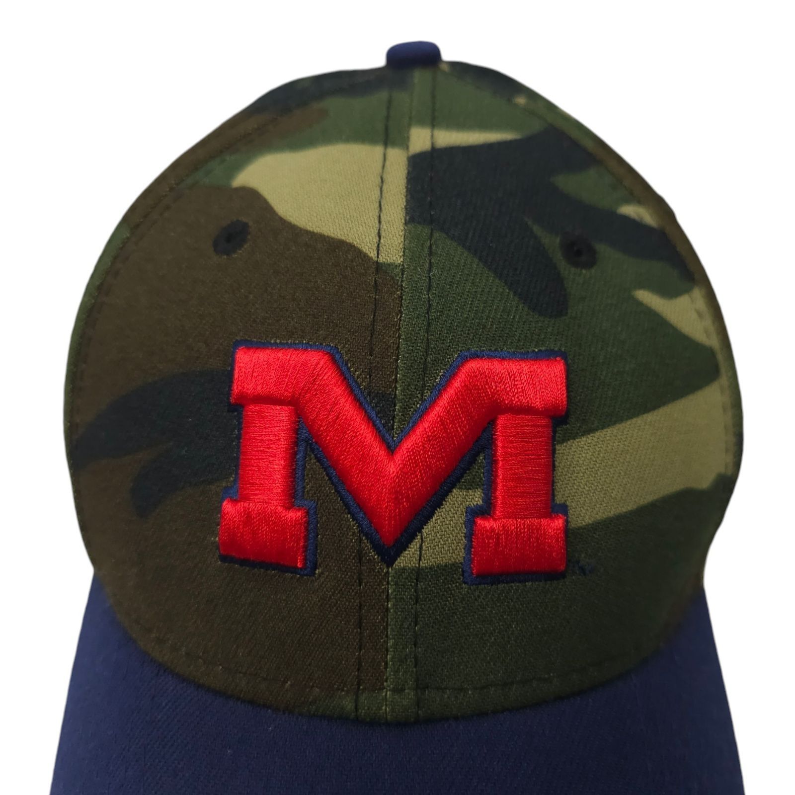 New Era New Era 39Thirty Ole Miss Cap Stretch Flex M/L Embroidered Size ONE SIZE - 7 Thumbnail