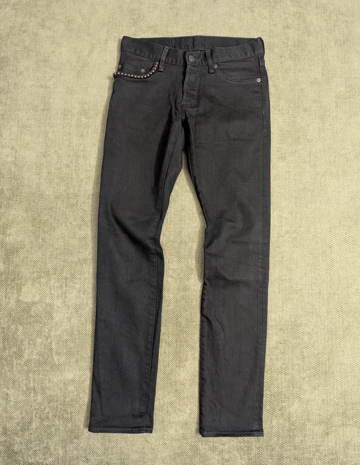 Hysteric Glamour Hysteric glamour stud skinny black denim Size US 28 / EU 44 - 1 Thumbnail