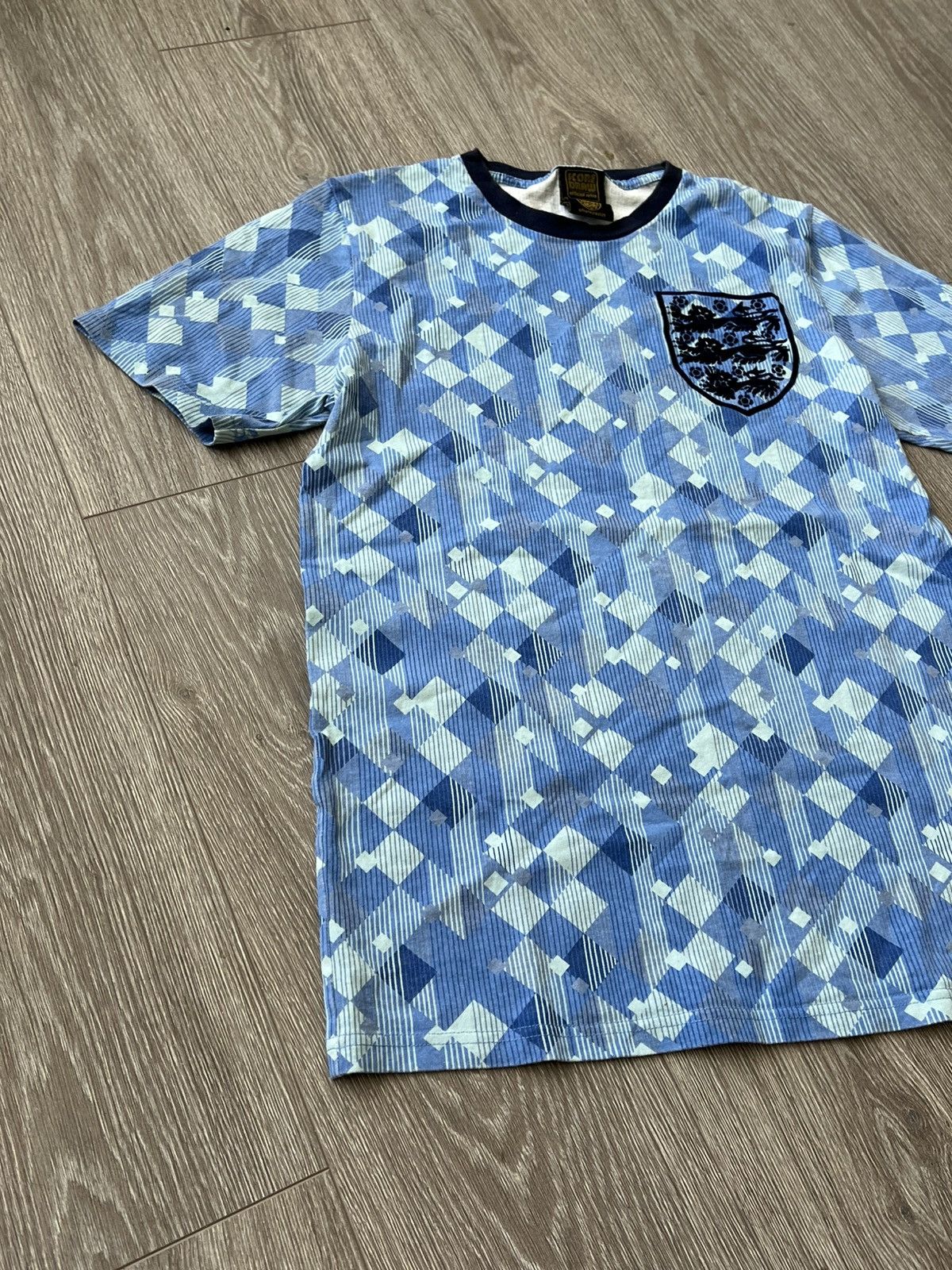 Vintage Score Draw England T-Shirt Size US M / EU 48-50 / 2 - 6 Thumbnail