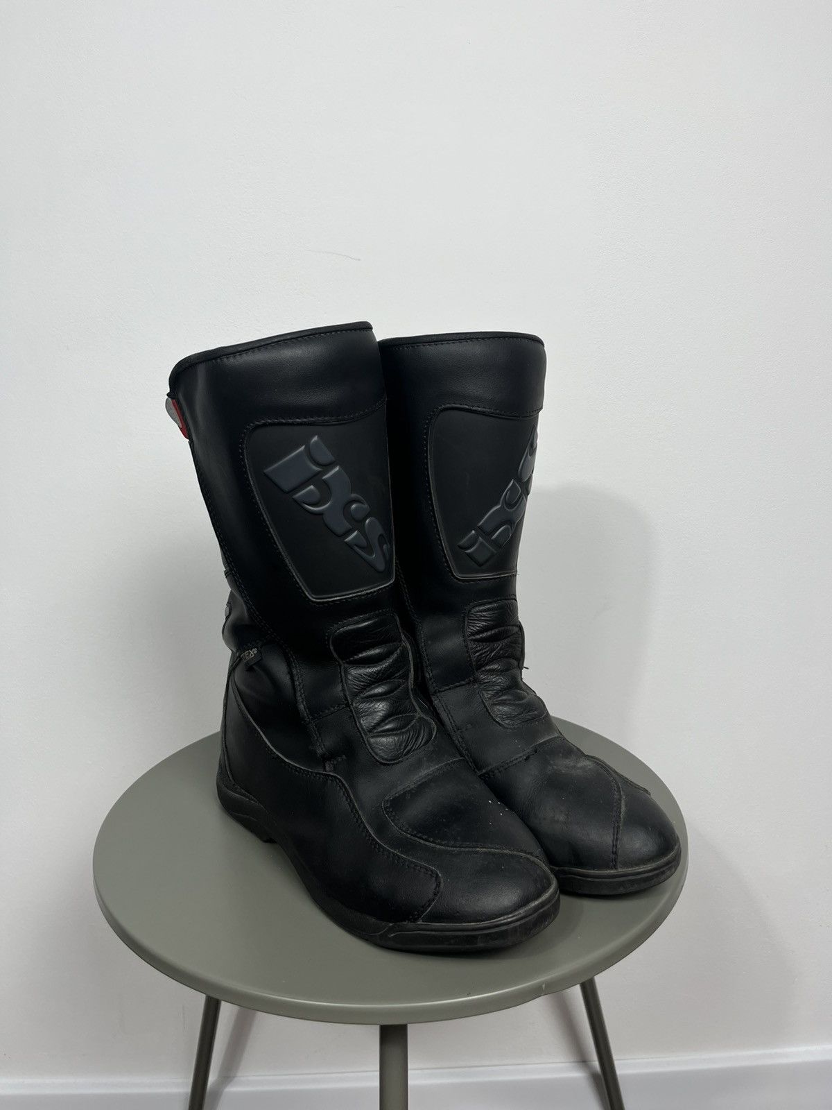 Other IXS Black Leather Motorcycle Riding Boots EU 42 Italy Size US 9 / EU 42 - 1 Thumbnail