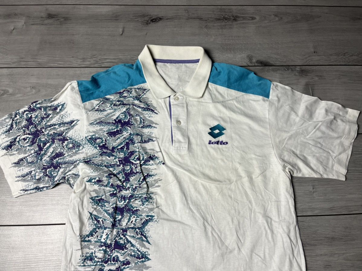Lotto Sport Vintage Lotto Polos Tennis Rare size Large Size US L / EU 52-54 / 3 - 3 Thumbnail