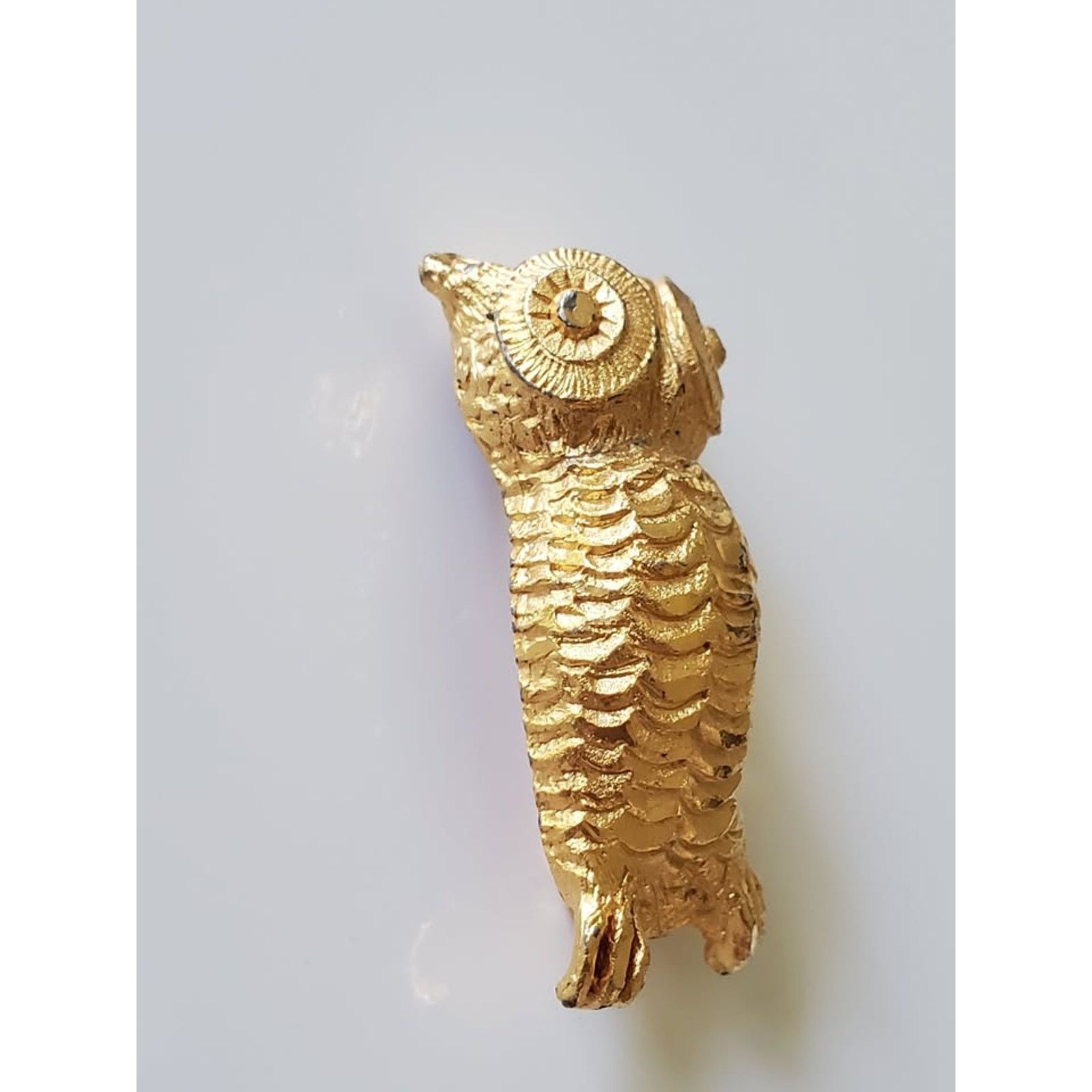 Other Vintage Gold-tone Owl Brooch Size ONE SIZE - 4 Thumbnail