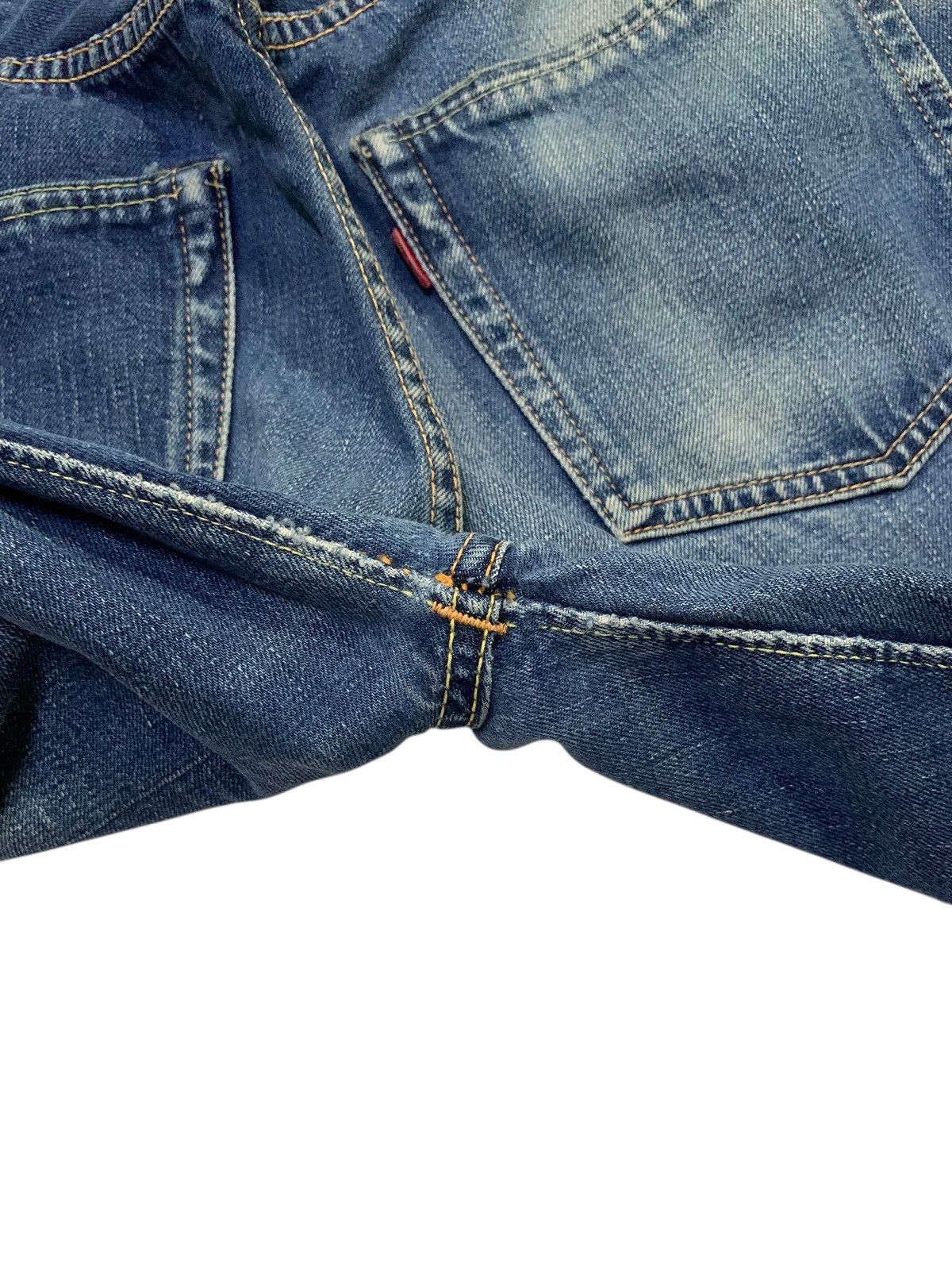 Warehouse VINTAGE WAREHOUSE SELVEDGE BUTTON FLY JAPANESE FADED DENIM Size US 31 - 20 Thumbnail