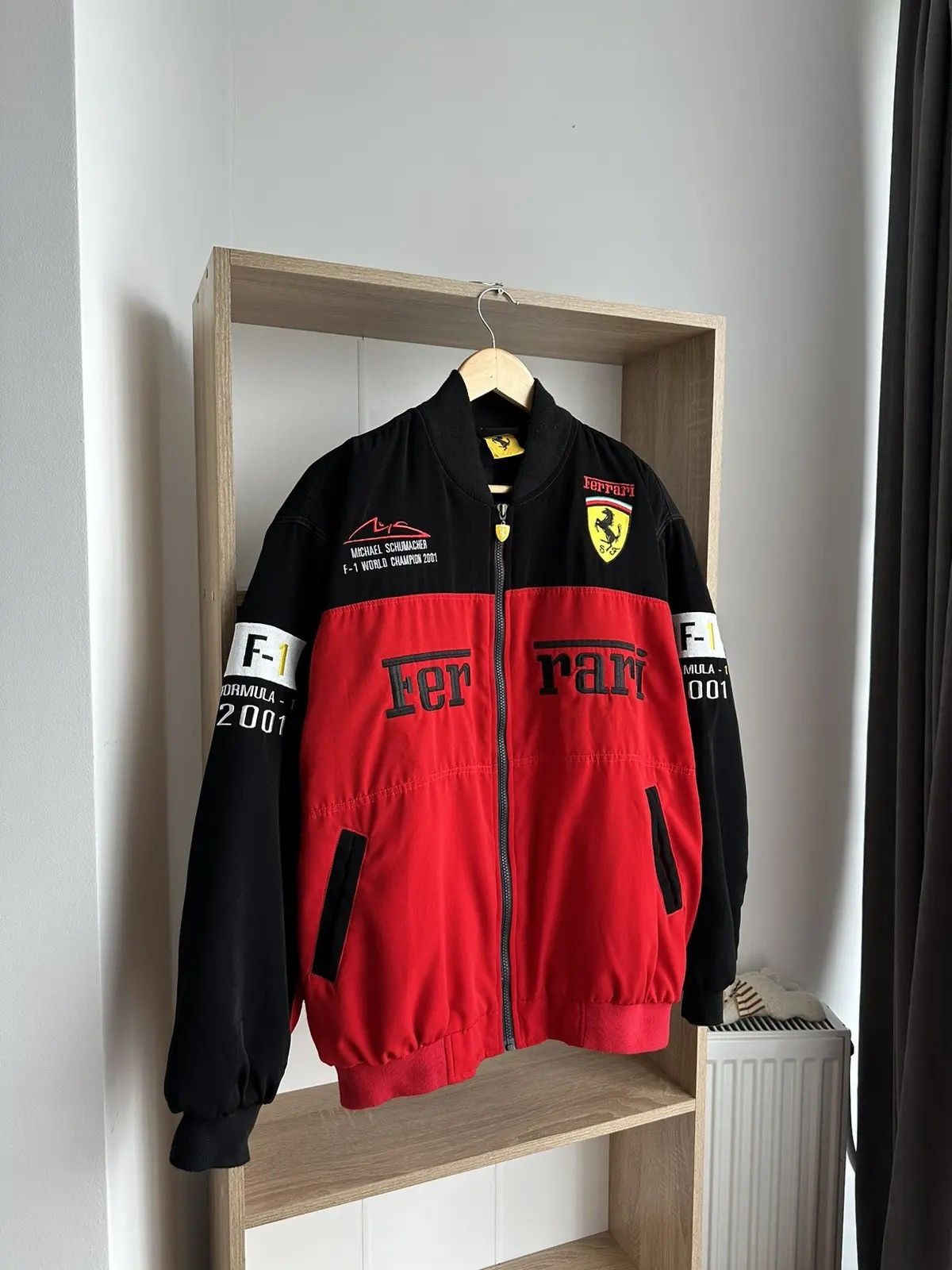 Ferrari × Formula 1 Vintage Ferrari Racing Red Formula Uno Jacket Size US M / EU 48-50 / 2 - 3 Thumbnail