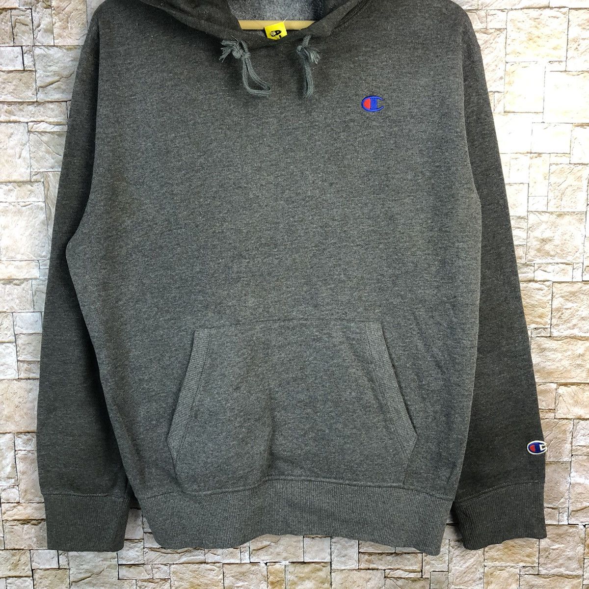 Champion Champion vintage plain Grey Hoodie #A706 Size US M / EU 48-50 / 2 - 3 Thumbnail