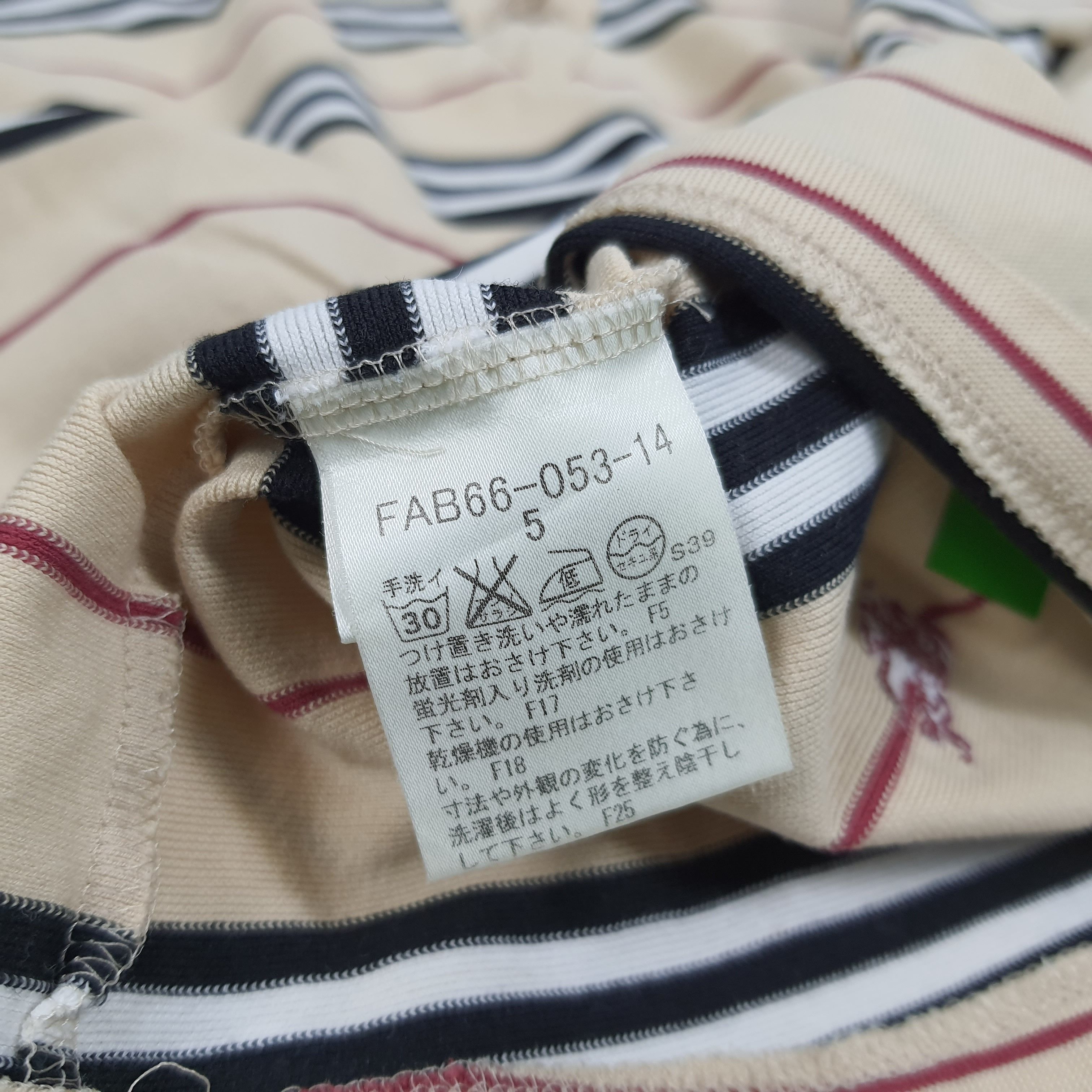 Burberry × Vintage Vintage Burberry London Striped Tshirt Size M / US 6-8 / IT 42-44 - 7 Thumbnail