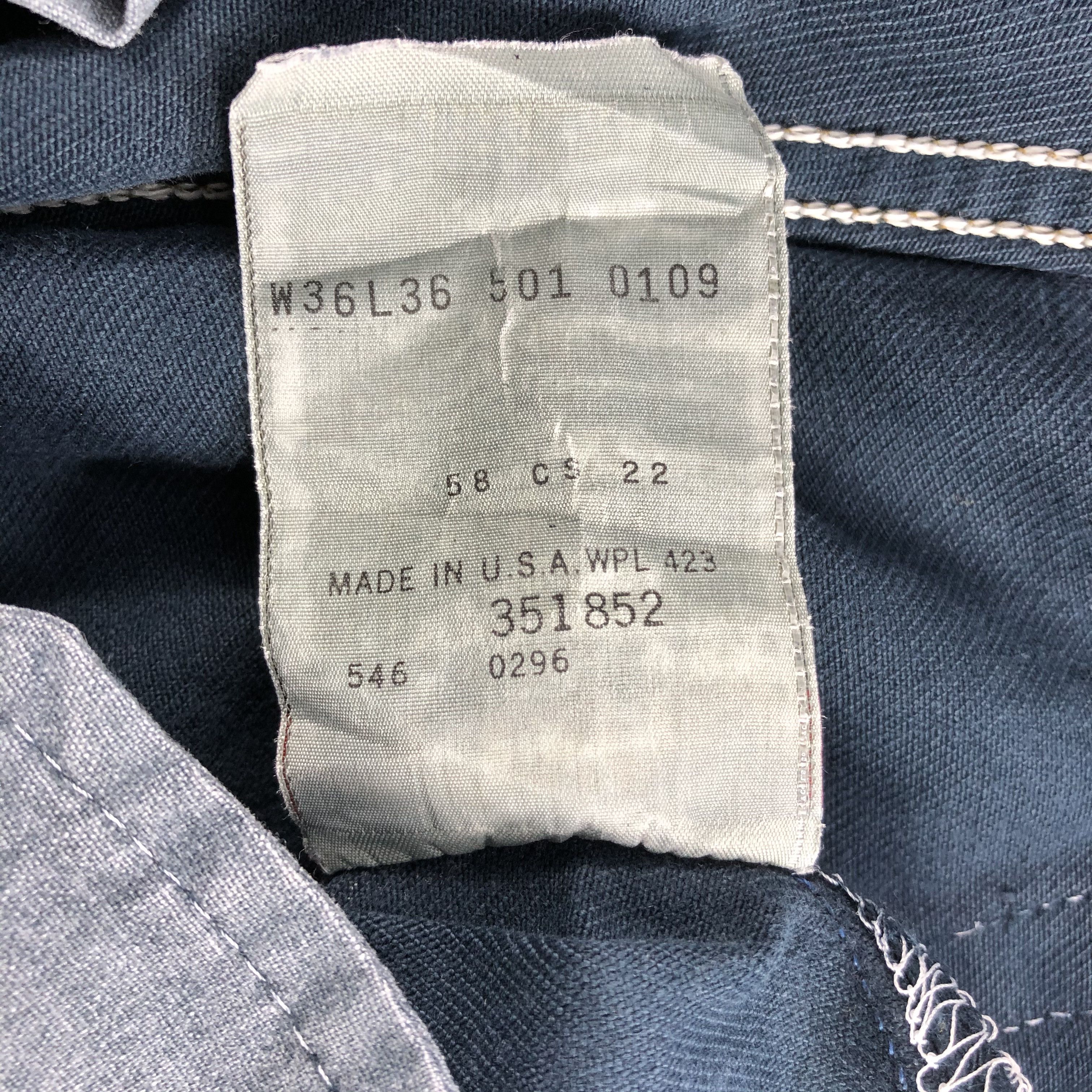 Levi's Vintage 90s Levis 501 Earth Tone Jeans-J1434 Size US 36 / EU 52 - 15 Thumbnail