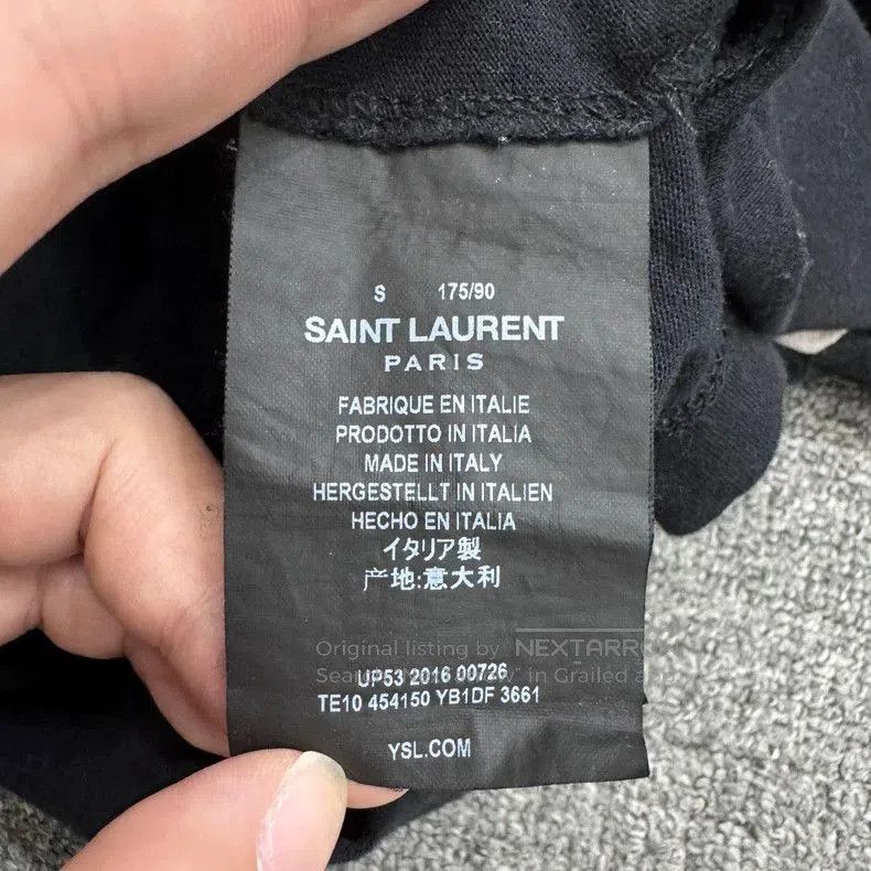Saint Laurent Paris SLP Dinosaur Print Short Sleeve T. Size US S / EU 44-46 / 1 - 4 Thumbnail