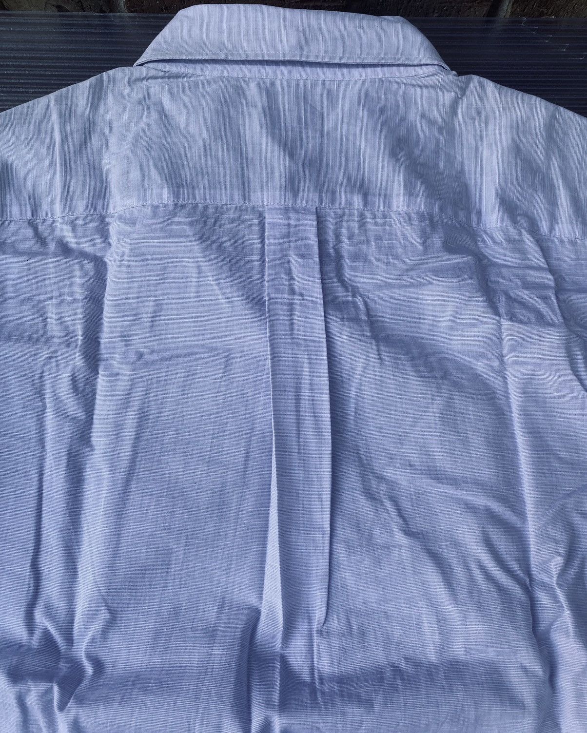 Brunello Cucinelli Brunello Cucinelli 🇮🇹 Light Blue Linen/Cotton shirt XL NWT Size US XL / EU 56 / 4 - 14 Thumbnail