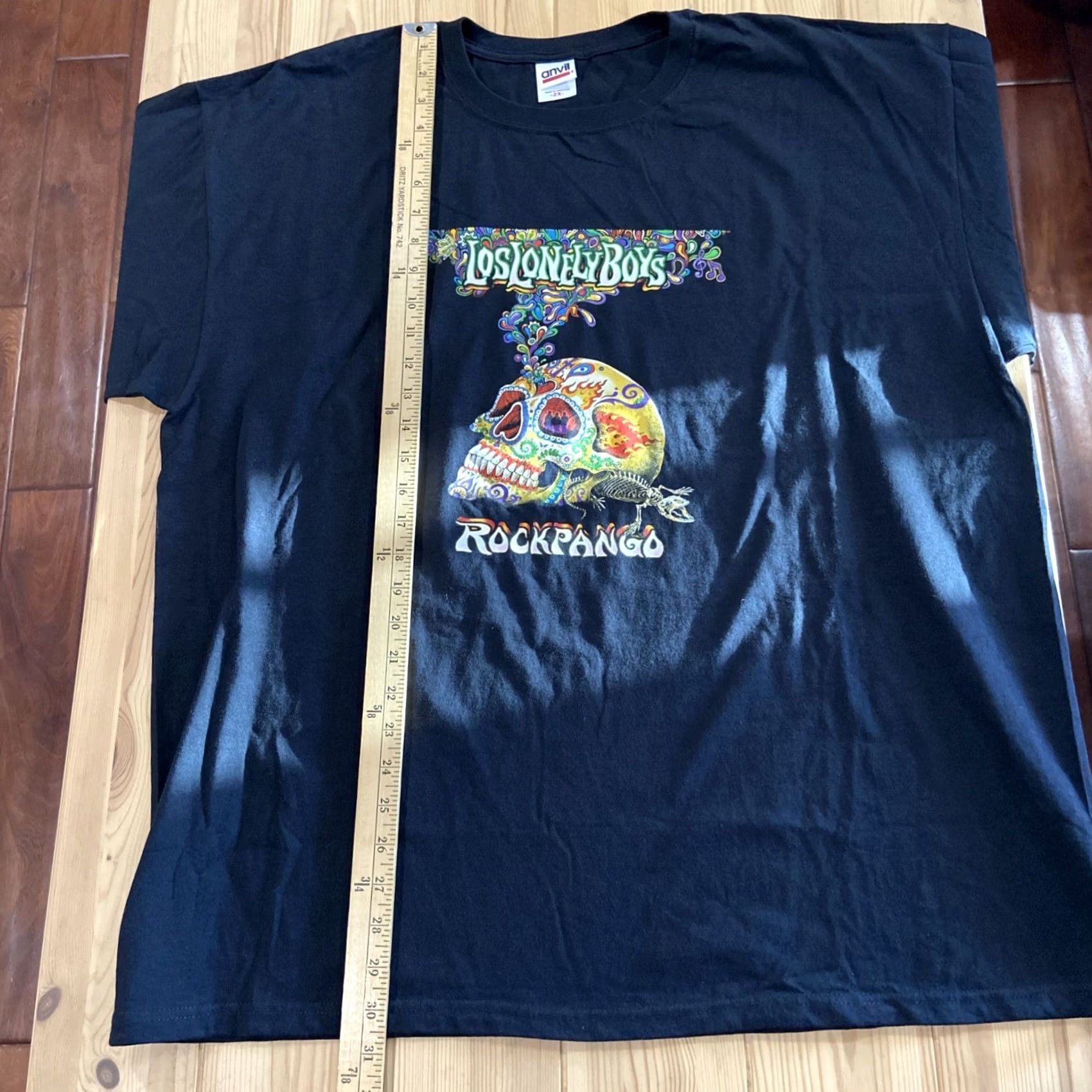 Anvil Los Lonely Boys Rockpango VIP Album Collection T Shirt Black 2XL Size US XXL / EU 58 / 5 - 4 Thumbnail