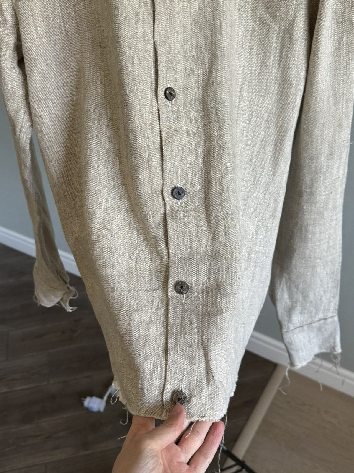 Atelier Aura Atelier Aura linen shirt Size US M / EU 48-50 / 2 - 7 Thumbnail