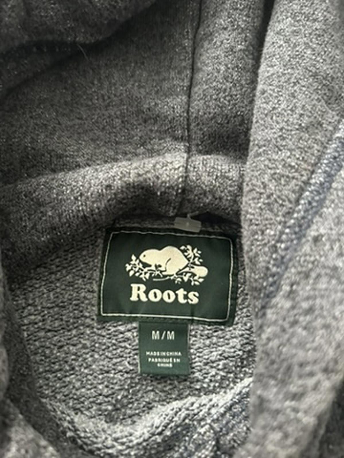 Roots Roots Beaver Logo Hoodie – Charcoal Heather Fleece Size US M / EU 48-50 / 2 - 3 Thumbnail