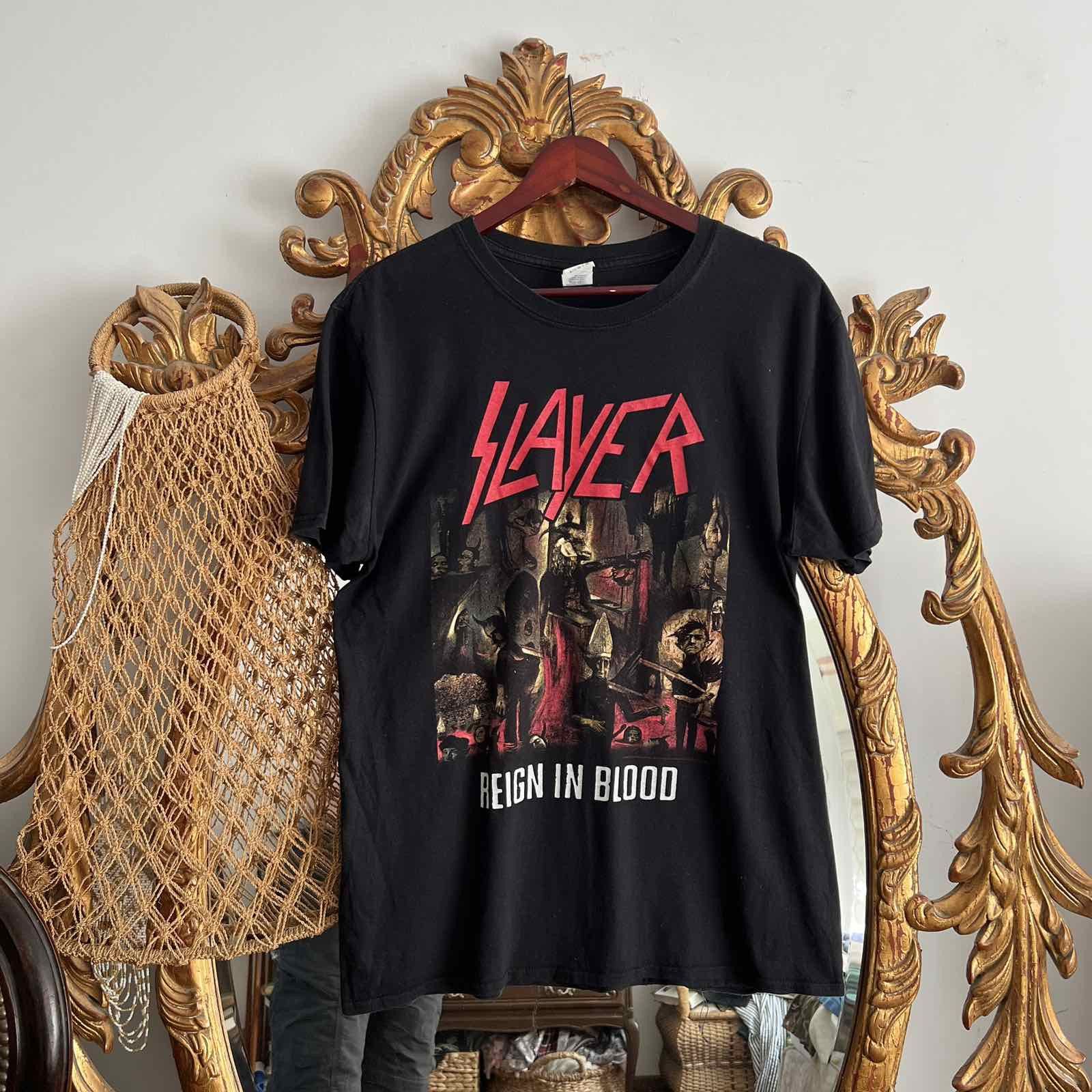 Other Slayer Reign in Blood 2009 T-Shirt Band Tees Size US L / EU 52-54 / 3 - 1 Thumbnail