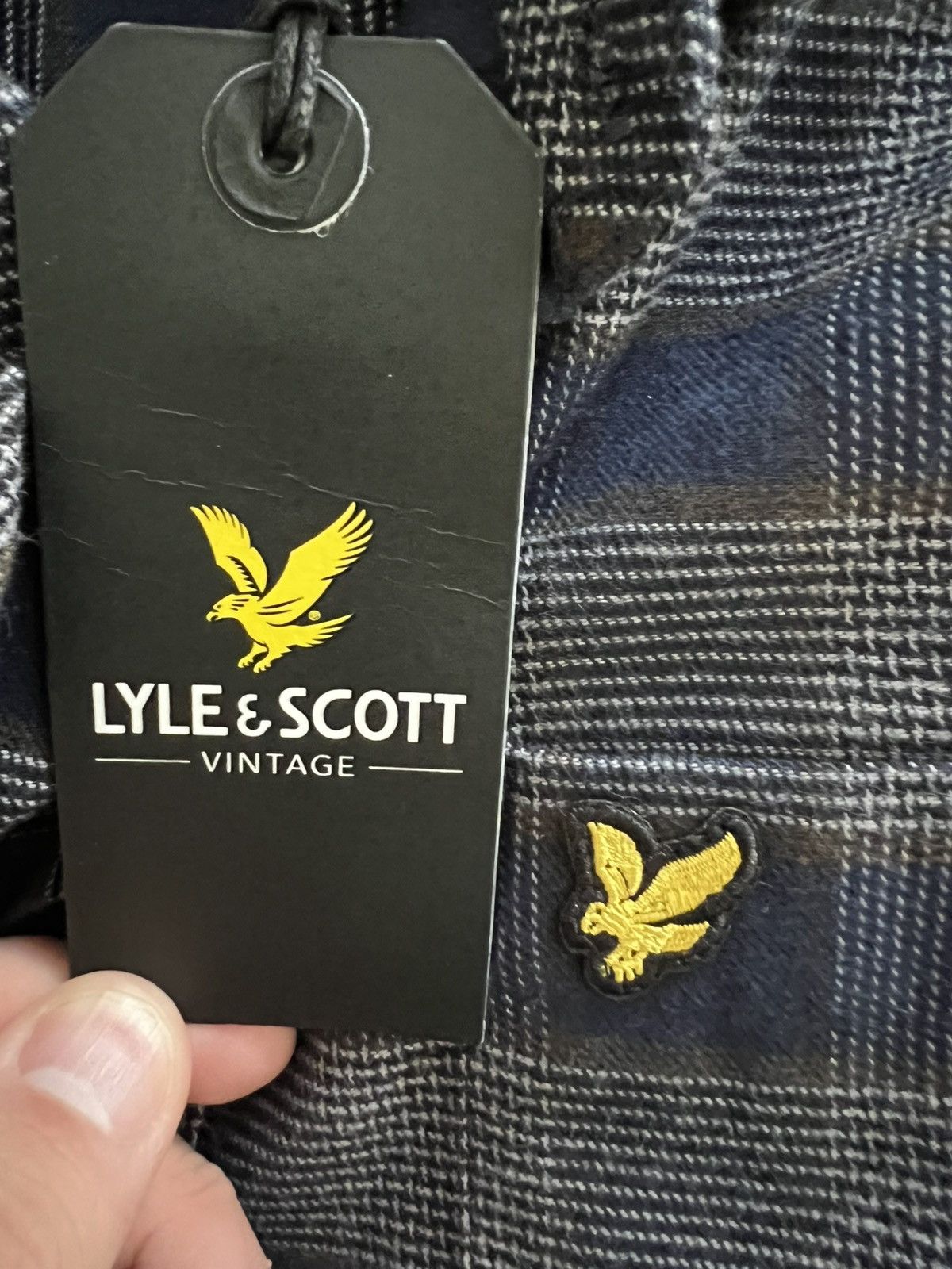 Lyle & Scott Blue Lyle & Scott Flannel Shirt with Chest Pocket Size US M / EU 48-50 / 2 - 5 Thumbnail