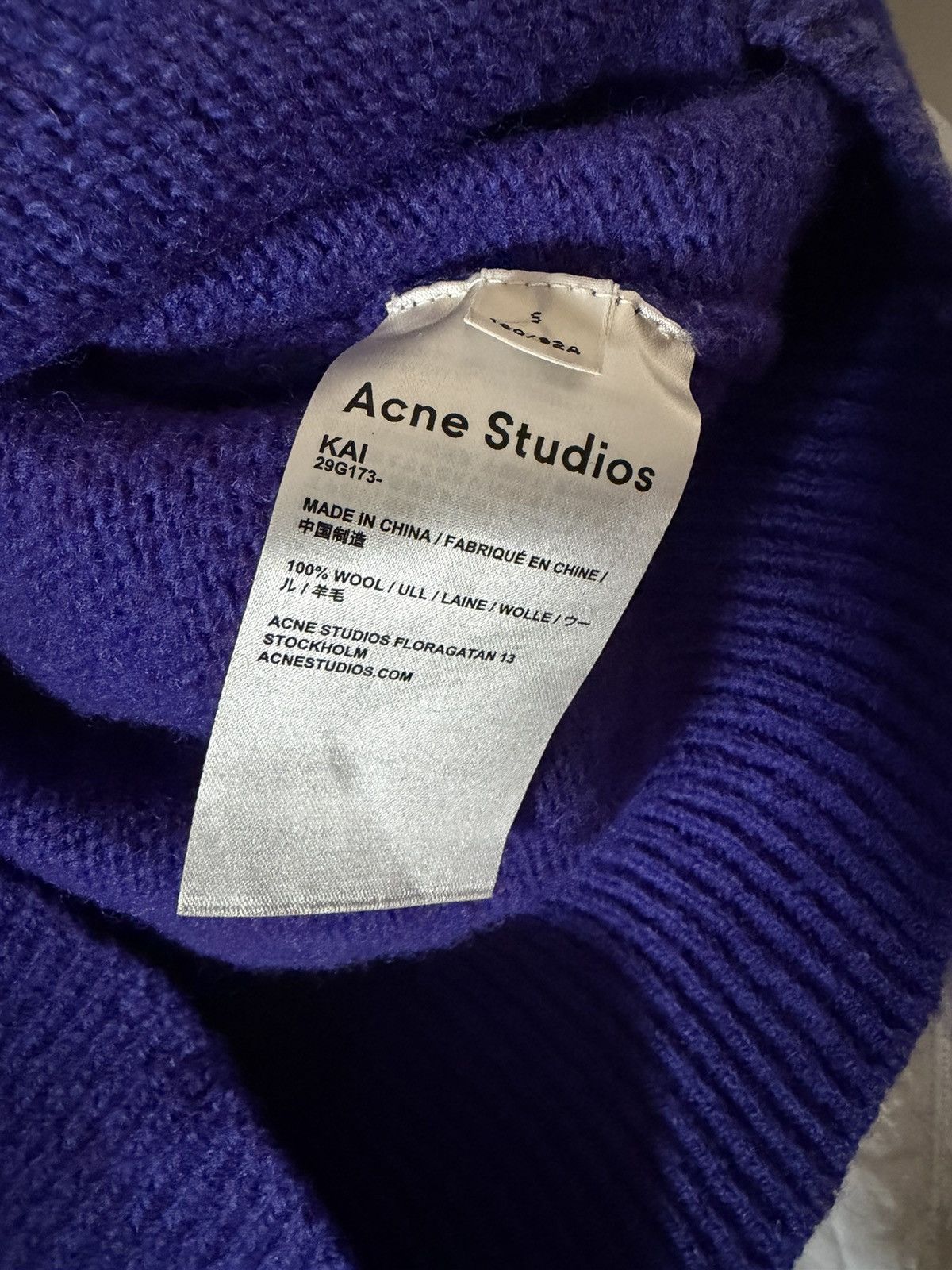 Acne Studios Acne Studios Kai Sweater Size US S / EU 44-46 / 1 - 4 Thumbnail
