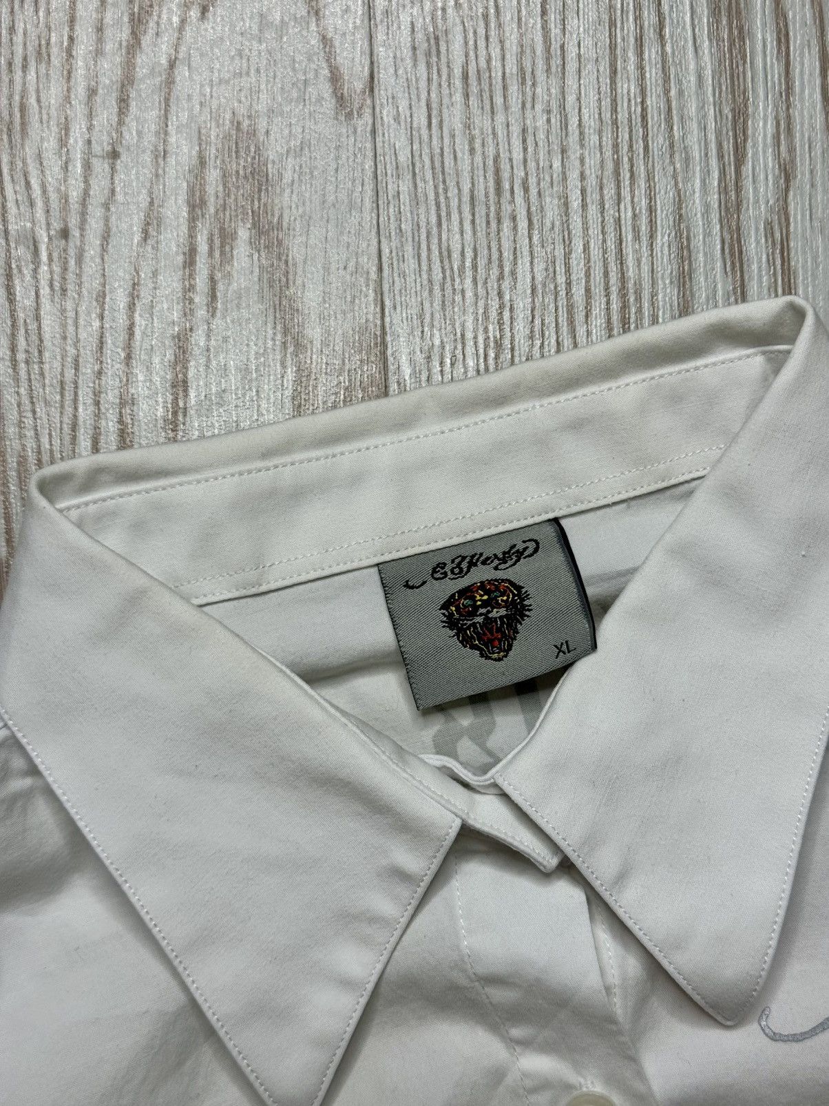 Ed Hardy Ed Hardy Big Logo White Womens shirt size XL Size XL / US 12-14 / IT 48-50 - 7 Thumbnail