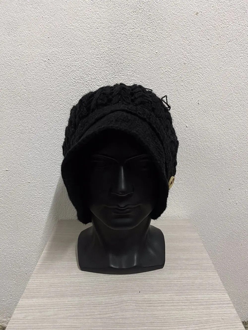 Japanese Brand × Vintage Green Label Relaxing Knit Bucket Hat Size ONE SIZE - 3 Thumbnail