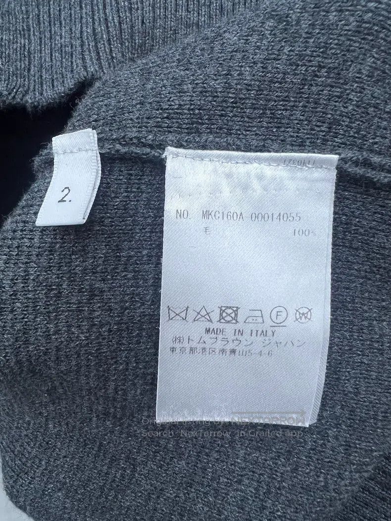 Thom Browne Thom Browne Heavy Wool Cardigan Size US M / EU 48-50 / 2 - 5 Thumbnail