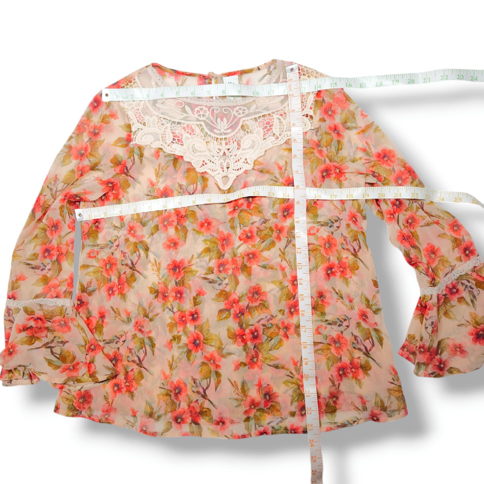 Other EUC Disney LC Lauren Conrad Snow White Peasant Top Sz. S Size S / US 4 / IT 40 - 7 Thumbnail