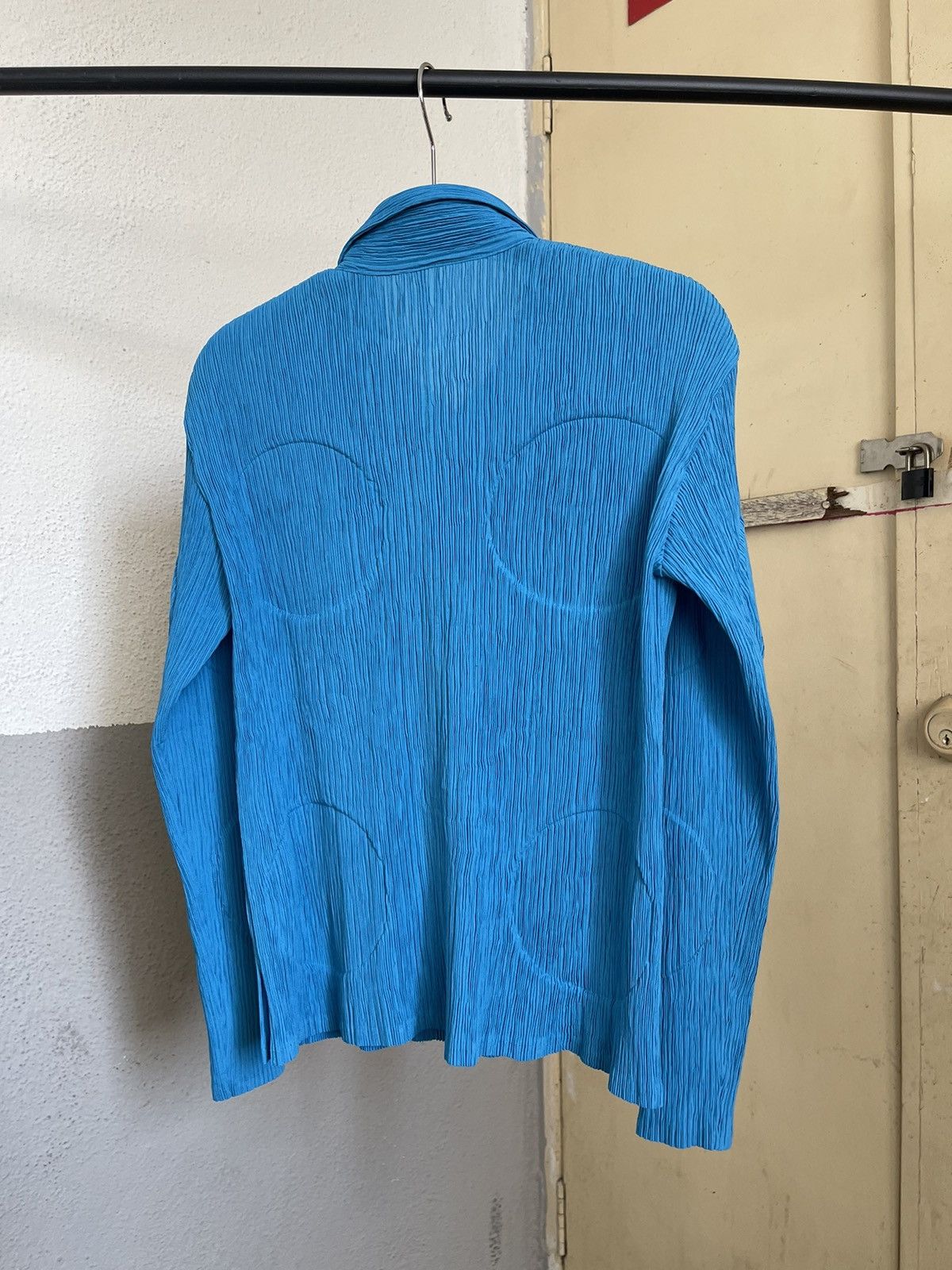 Issey Miyake × Pleats Please Issey Miyake Issey Miyake Pleated Button Up White Label Size M / US 6-8 / IT 42-44 - 4 Thumbnail