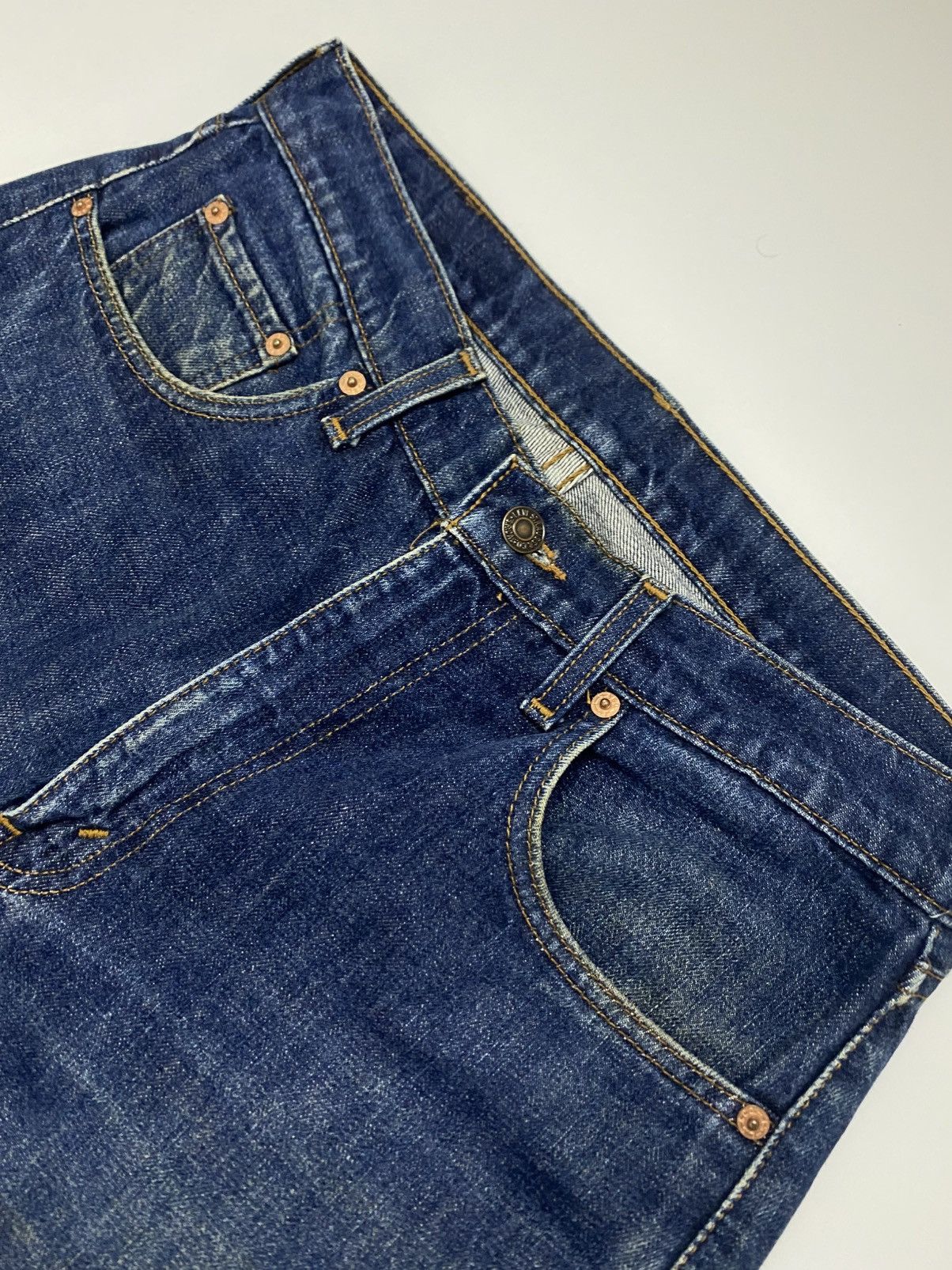 Levi's Vintage Original Levis 509 Straight Cut iconic denim jeans Size US 32 / EU 48 - 4 Thumbnail