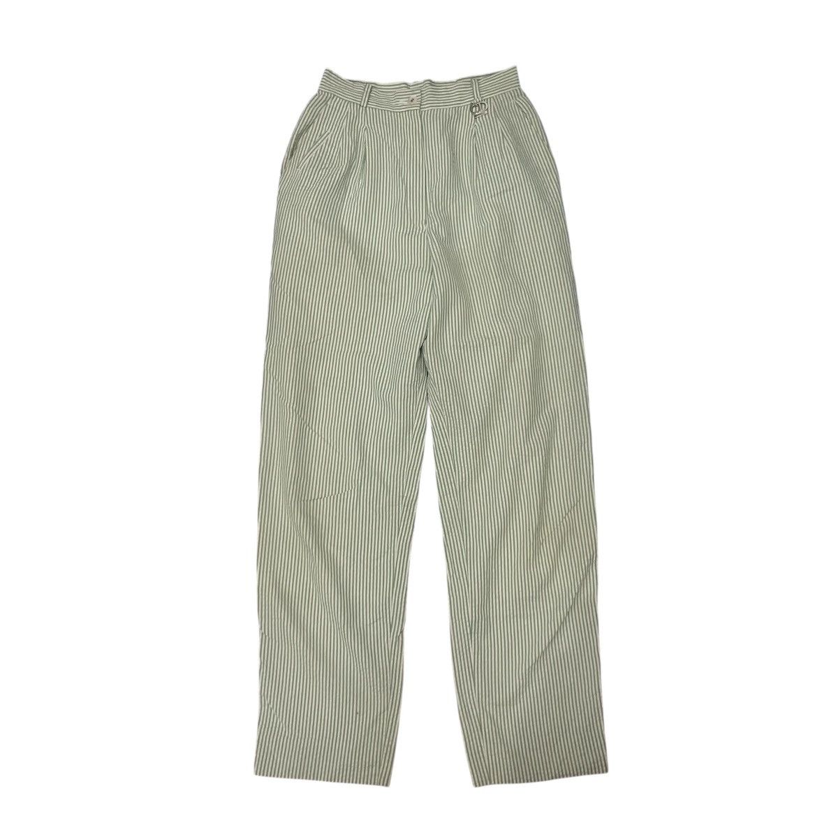 Dior CHRISTIAN DIOR STRIPED PANTS Size 30" / US 8 / IT 44 - 1 Thumbnail