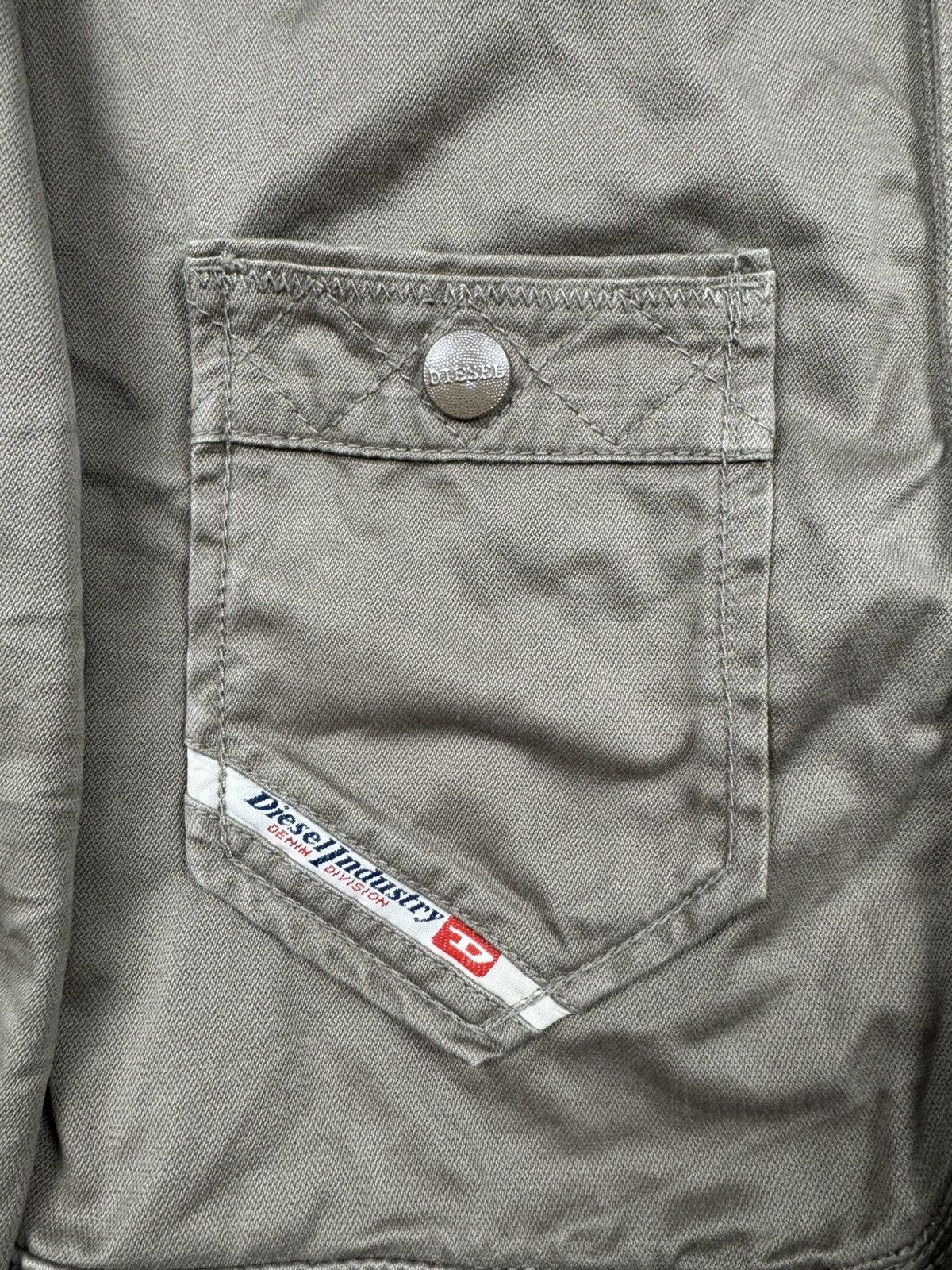 Diesel × Japanese Brand × Vintage Vintage 00s Diesel cropped biker jacket avant-garde design Size M / US 6-8 / IT 42-44 - 8 Thumbnail
