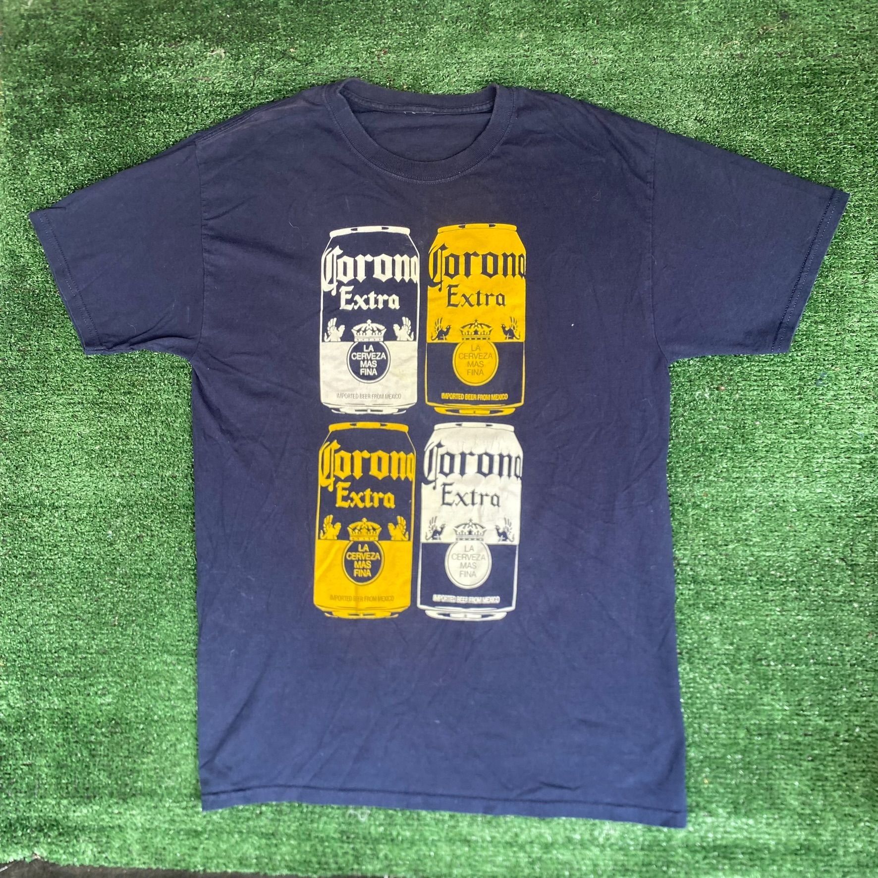 Vintage Vintage Y2K Corona Extra Shirt Beer Logo Alcohol Tee Size US M / EU 48-50 / 2 - 1 Thumbnail