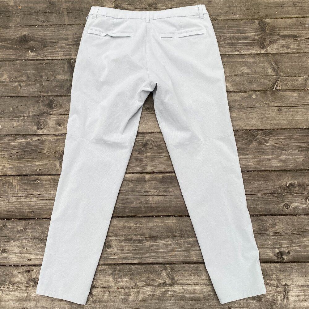 Lululemon Lululemon Mens ABC Pants Warpstream Size 36 Gray White Size US 36 / EU 52 - 2 Thumbnail