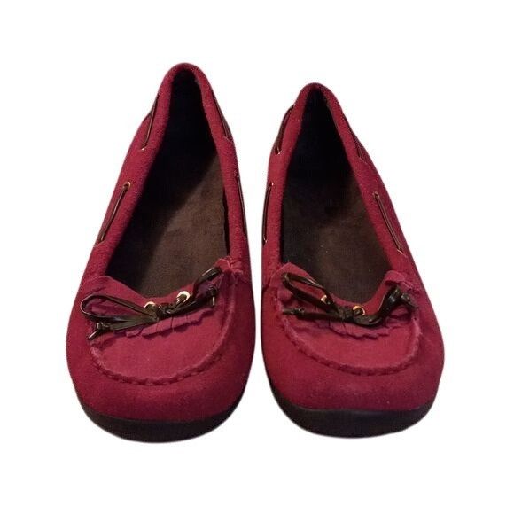 Vionic Vionic Size 8.5 Orthaheel Kiltie Pink Suede Moccasin Loafers Size US 8.5 / IT 38.5 - 6 Thumbnail