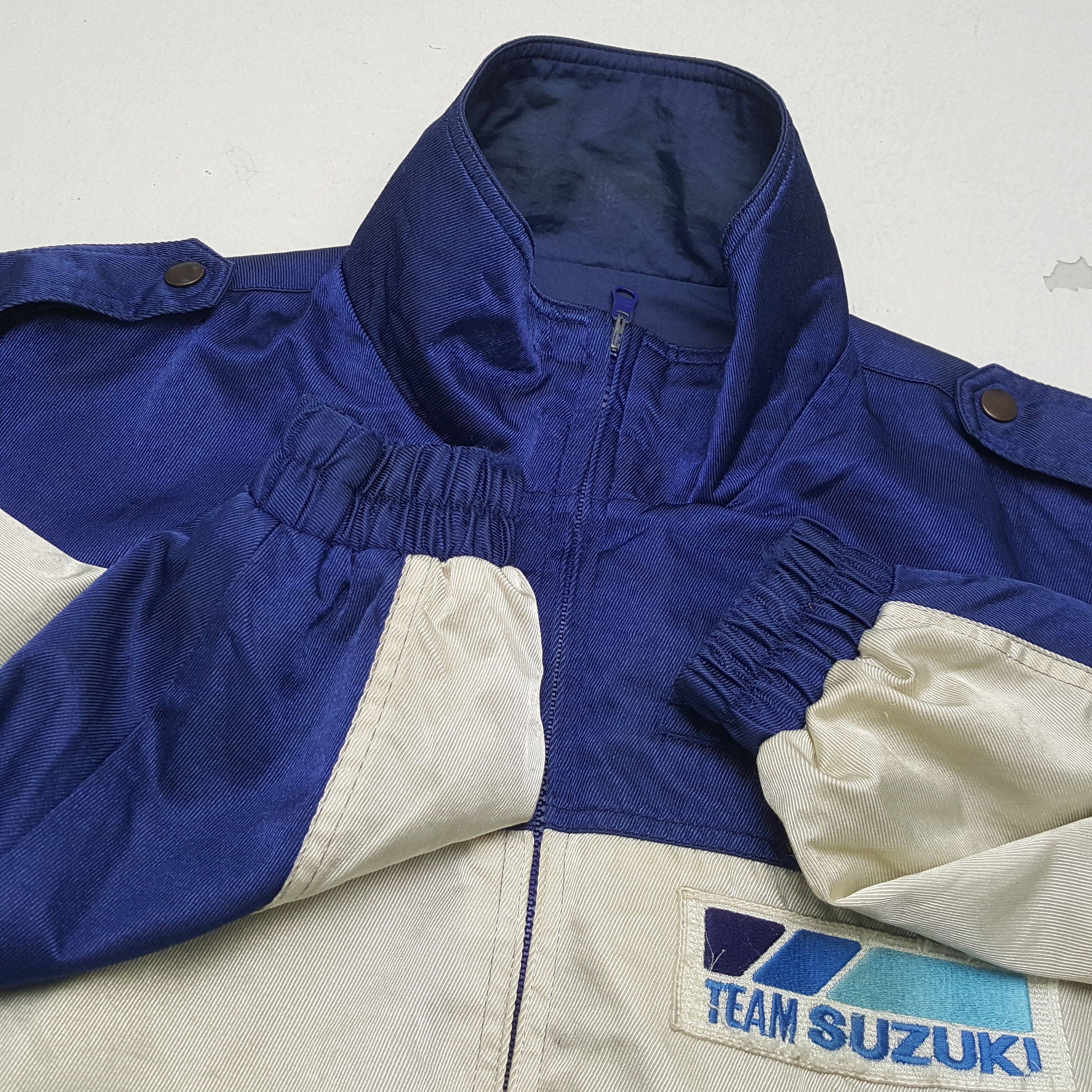 Japanese Brand × Vintage TEAM SUZUKI Japanese Motorsports Racing Style Jacket Size US XL / EU 56 / 4 - 13 Thumbnail