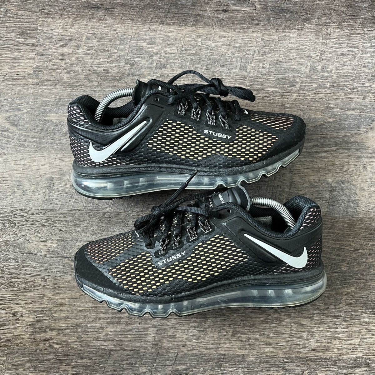 Pre-owned Nike X Stussy Air Max 2013 Shoes In Black