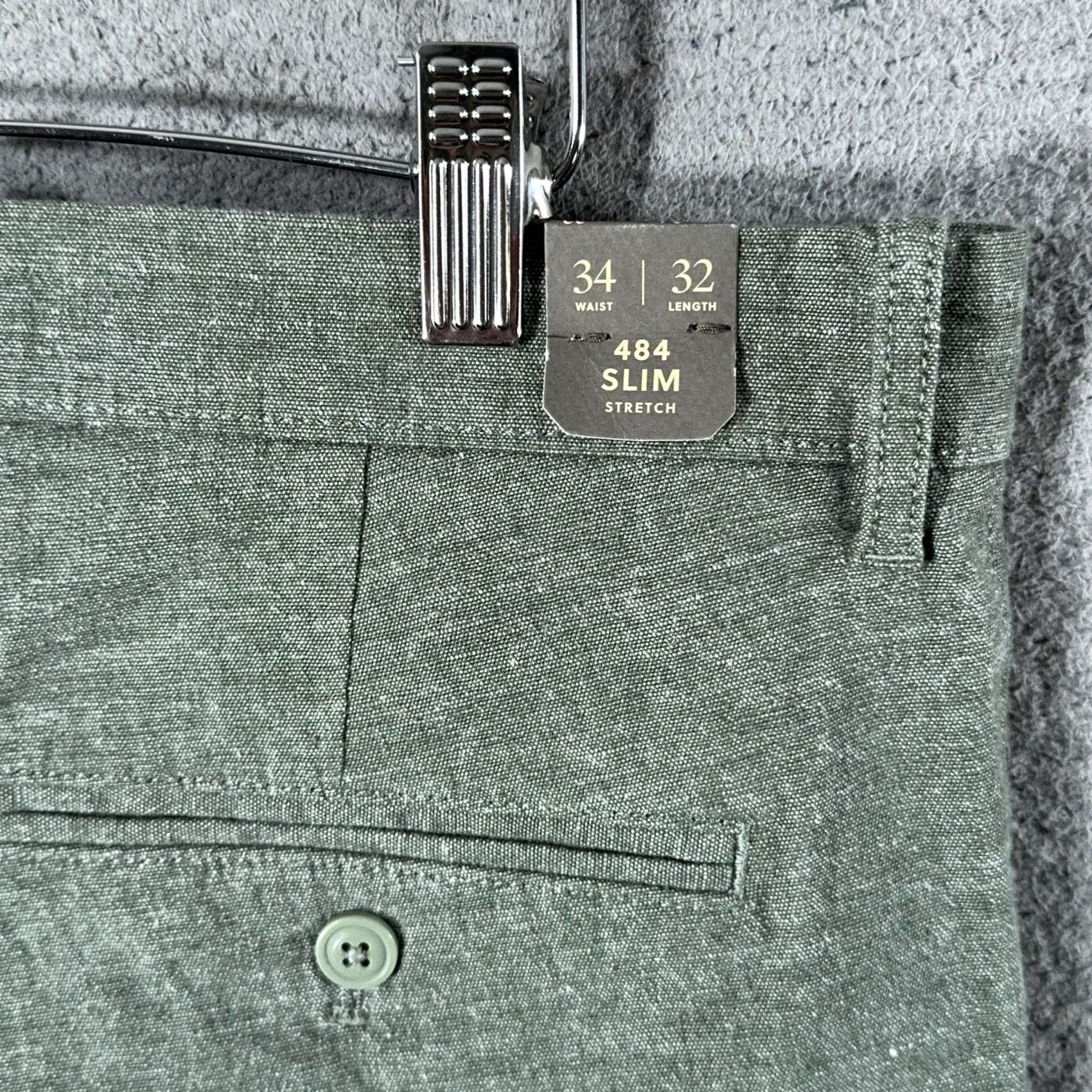 J.Crew J.CREW Chino Pants Mens Green Slim Stretch Twill 34x32 Size US 34 / EU 50 - 5 Thumbnail