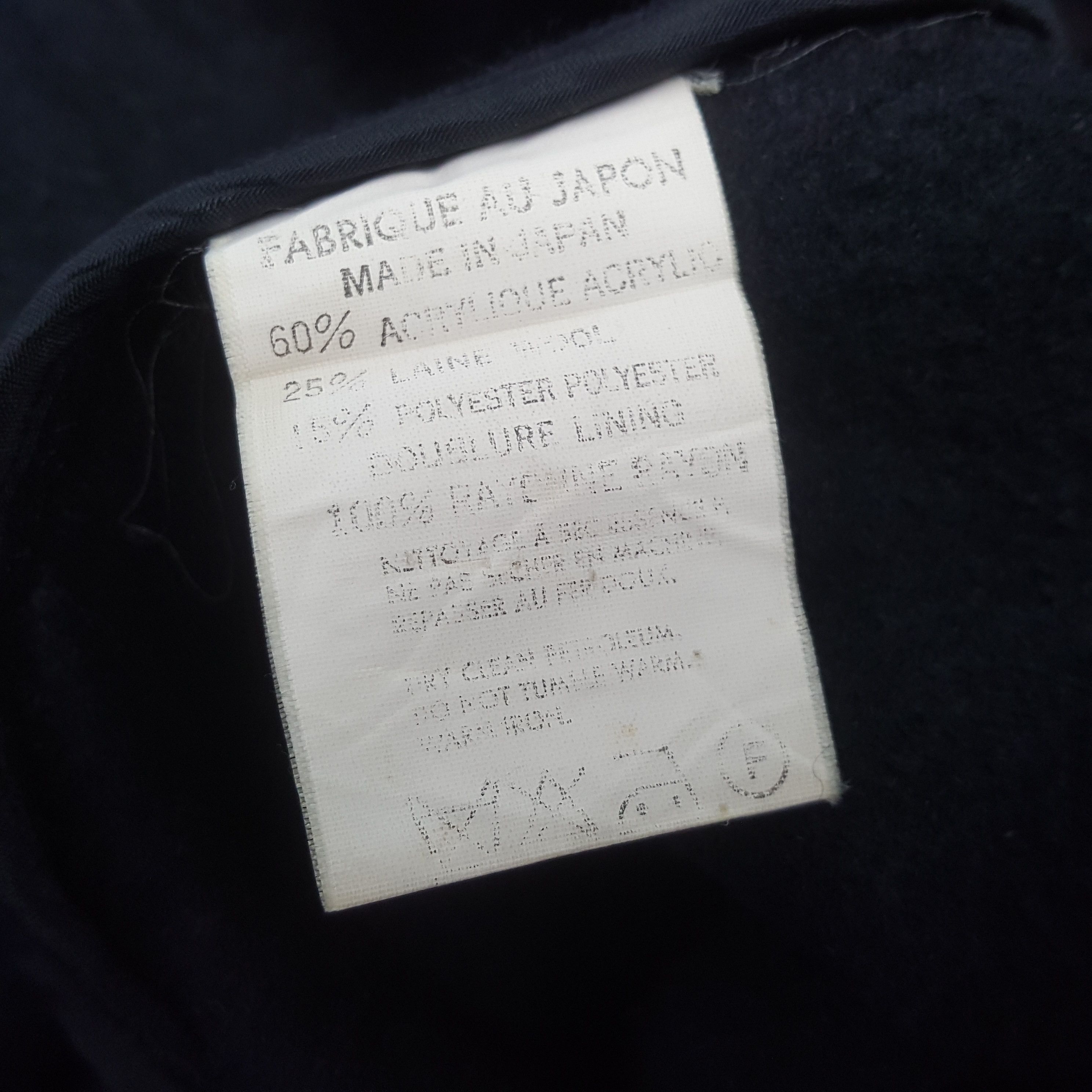 Designer × Y's × Yohji Yamamoto Vintage Y'S Yohji Yamamoto Japan Designer Jacket C284N1 Size US XXL / EU 58 / 5 - 7 Thumbnail
