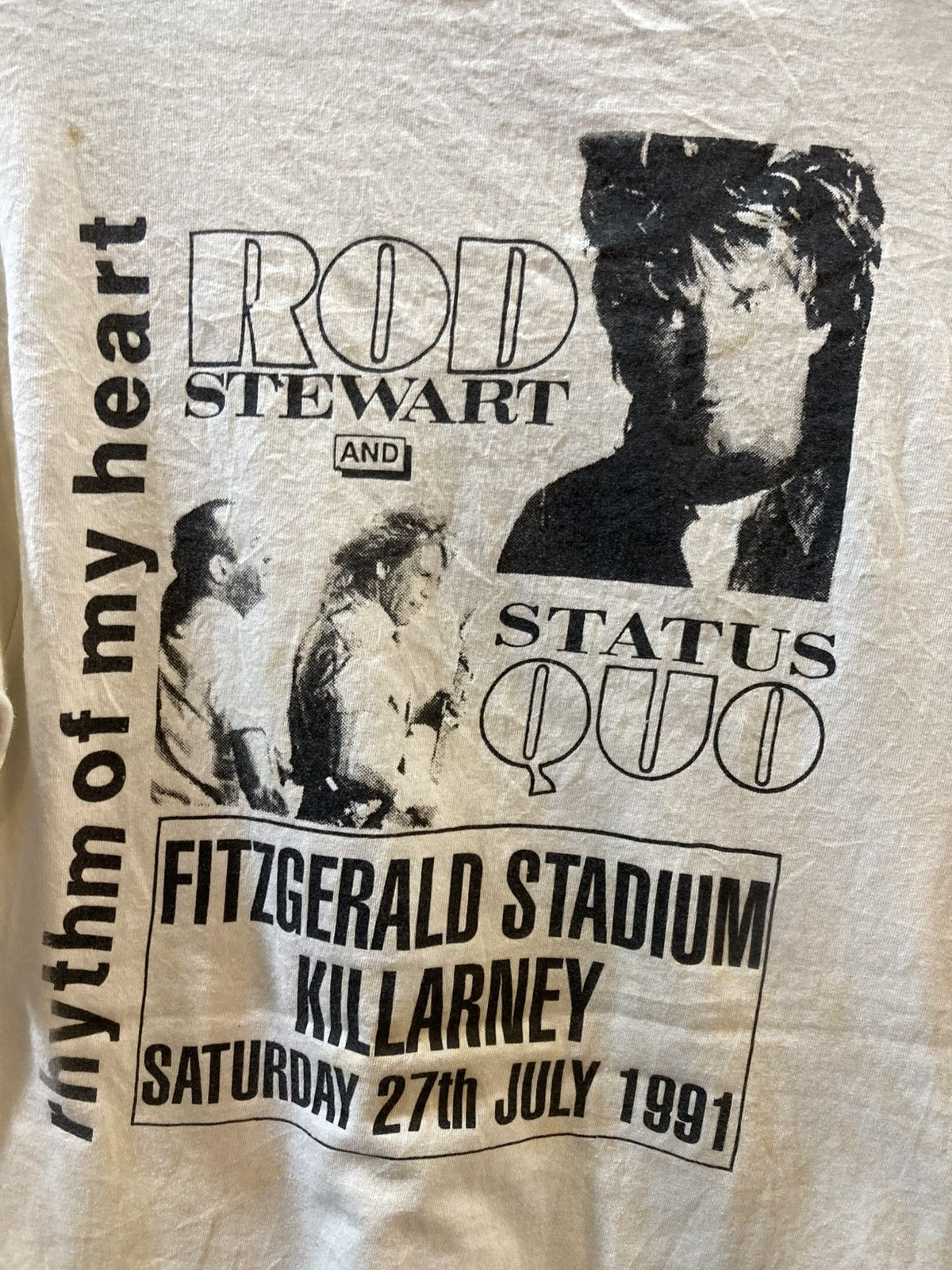 Band Tees Rod Stewart 1991’s Size US M / EU 48-50 / 2 - 6 Thumbnail