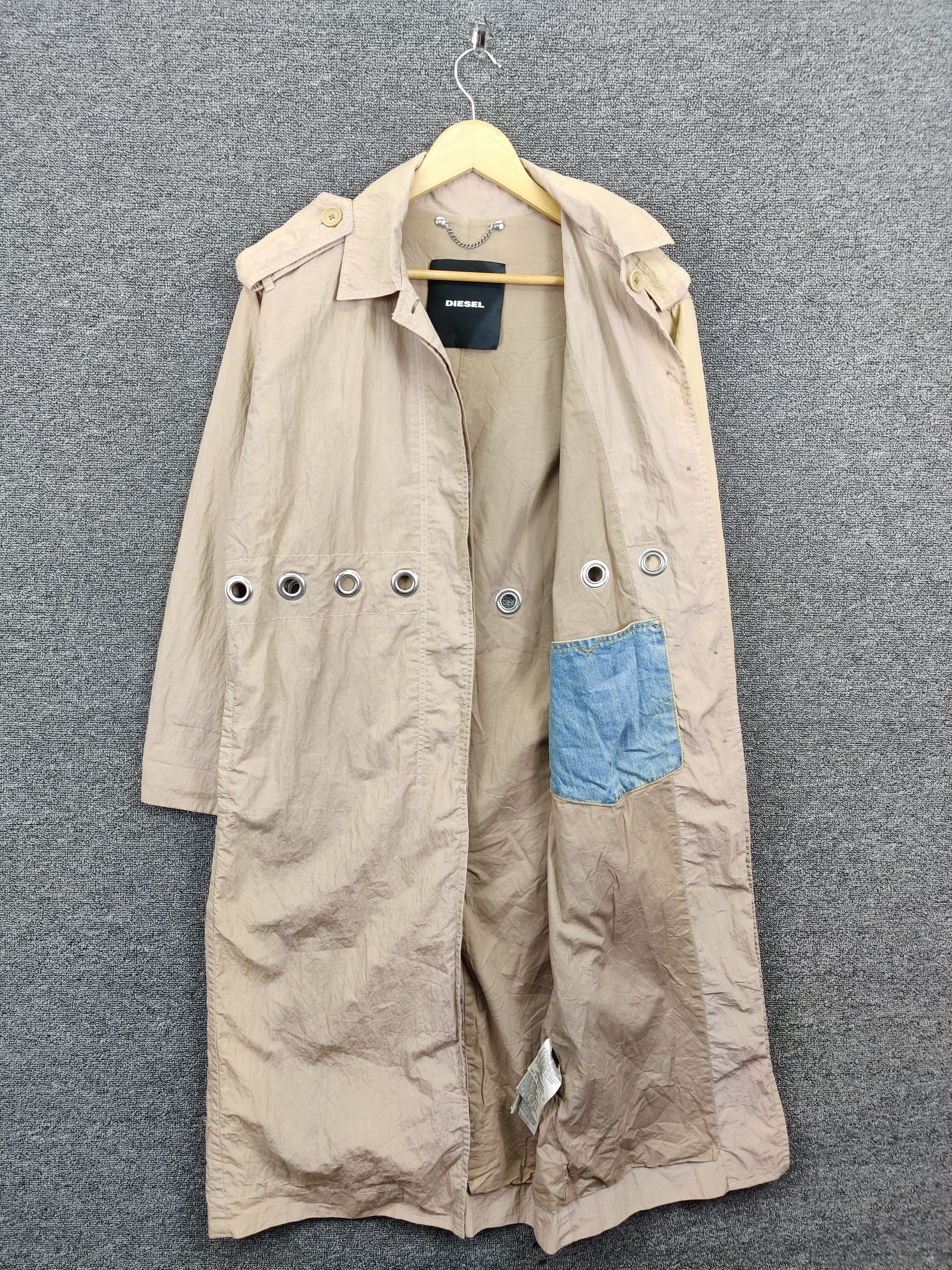 Diesel Vintage Diesel Bondage Ring Nylon Long Jacket Size US L / EU 52-54 / 3 - 7 Thumbnail