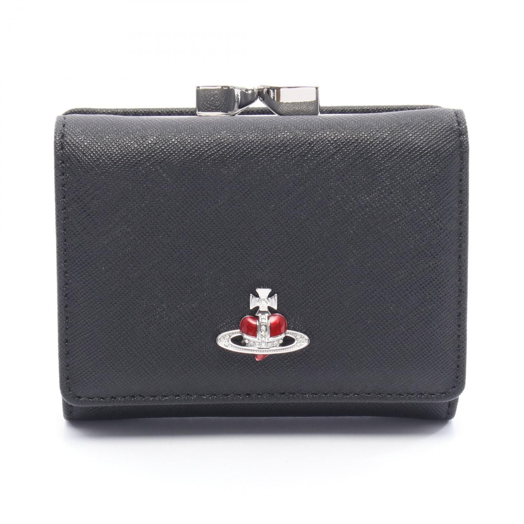 Vivienne Westwood Vivienne Westwood Vivienne Westwood SMALL FRAME WALLET leather wallet Leather Short Wallet 51010018L0040N402 DUTY FREE for USA Size ONE SIZE - 1 Thumbnail