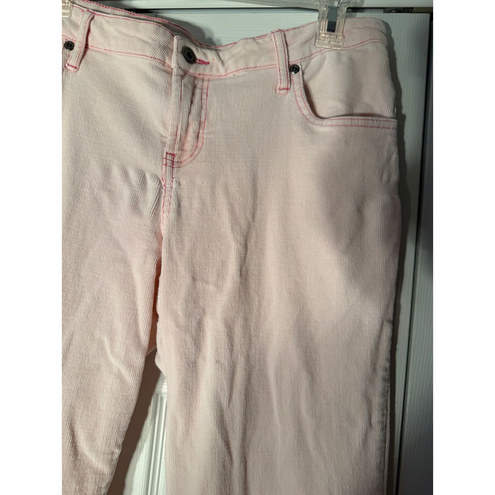 L.E.I. L.E.I Pink Corduroy Women's Size 16 Straight Leg Pants Y2K Size 38" / US 16 / IT 52 - 8 Thumbnail