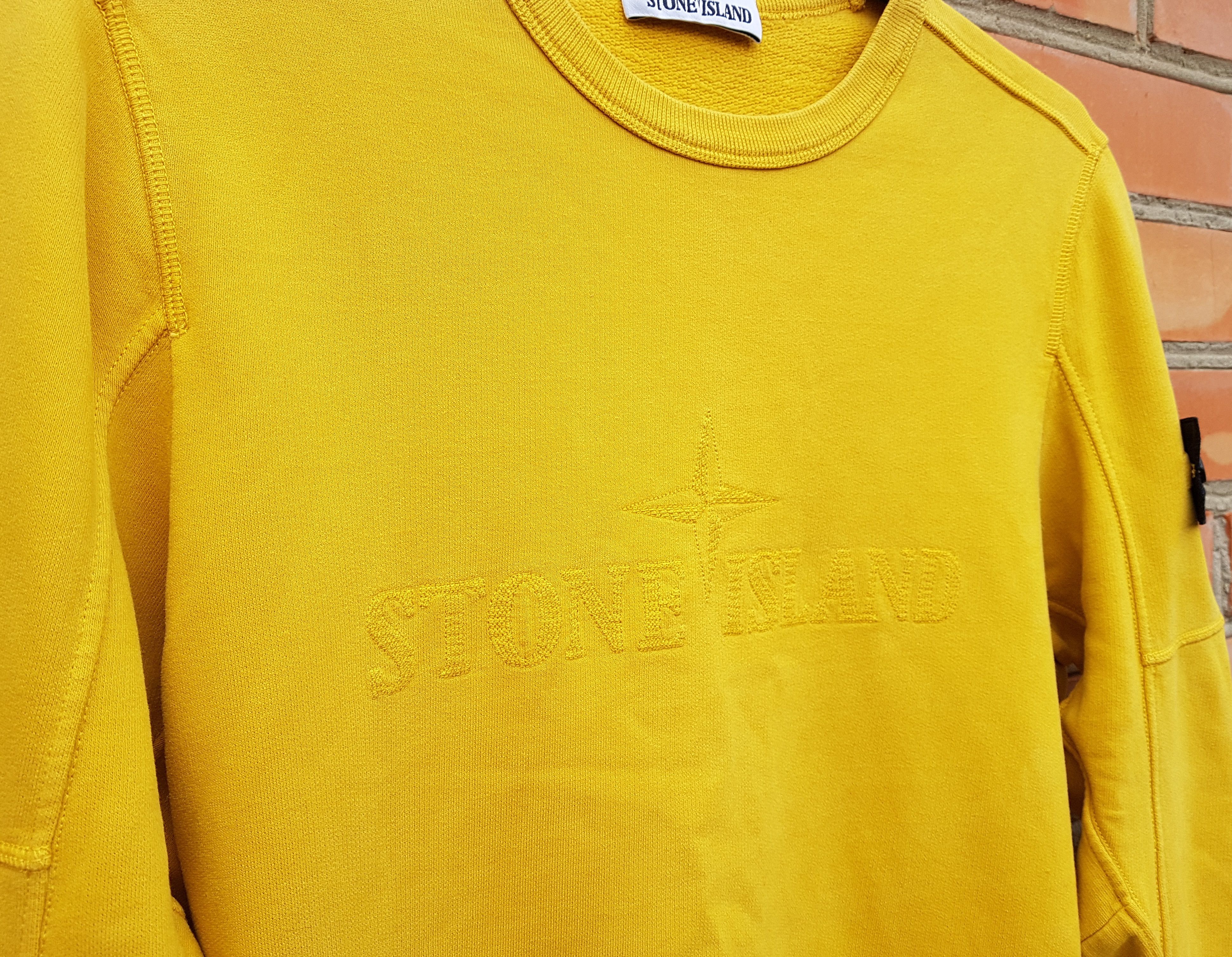 Stone Island Stone Island Garment Dyed Intarsia Logo Sweatshirt Size US S / EU 44-46 / 1 - 3 Thumbnail