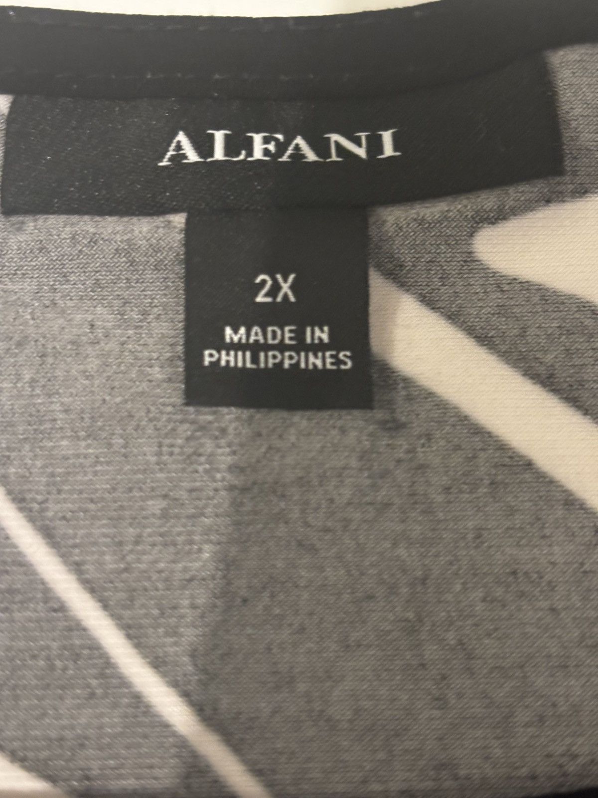 Alfani Black & white Tunic Size XXL / US 16-18 / IT 52-54 - 8 Thumbnail