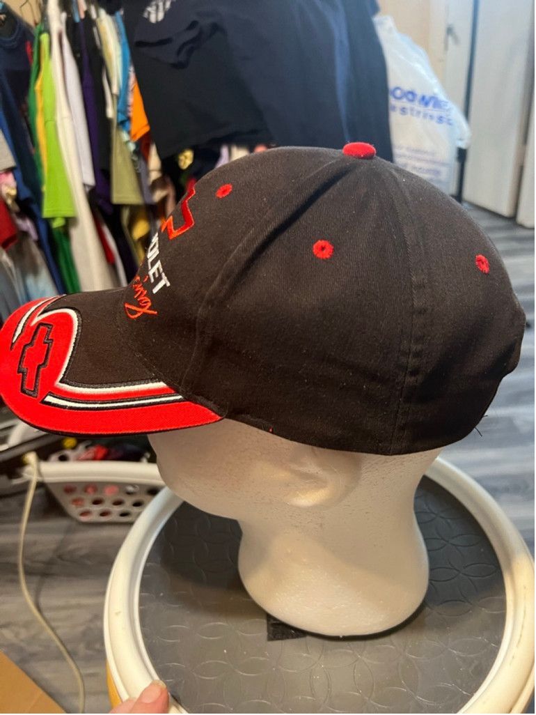 Chevrolet Unisex Chevrolet Racing Baseball Cap Black/Red One Size Size ONE SIZE - 2 Thumbnail