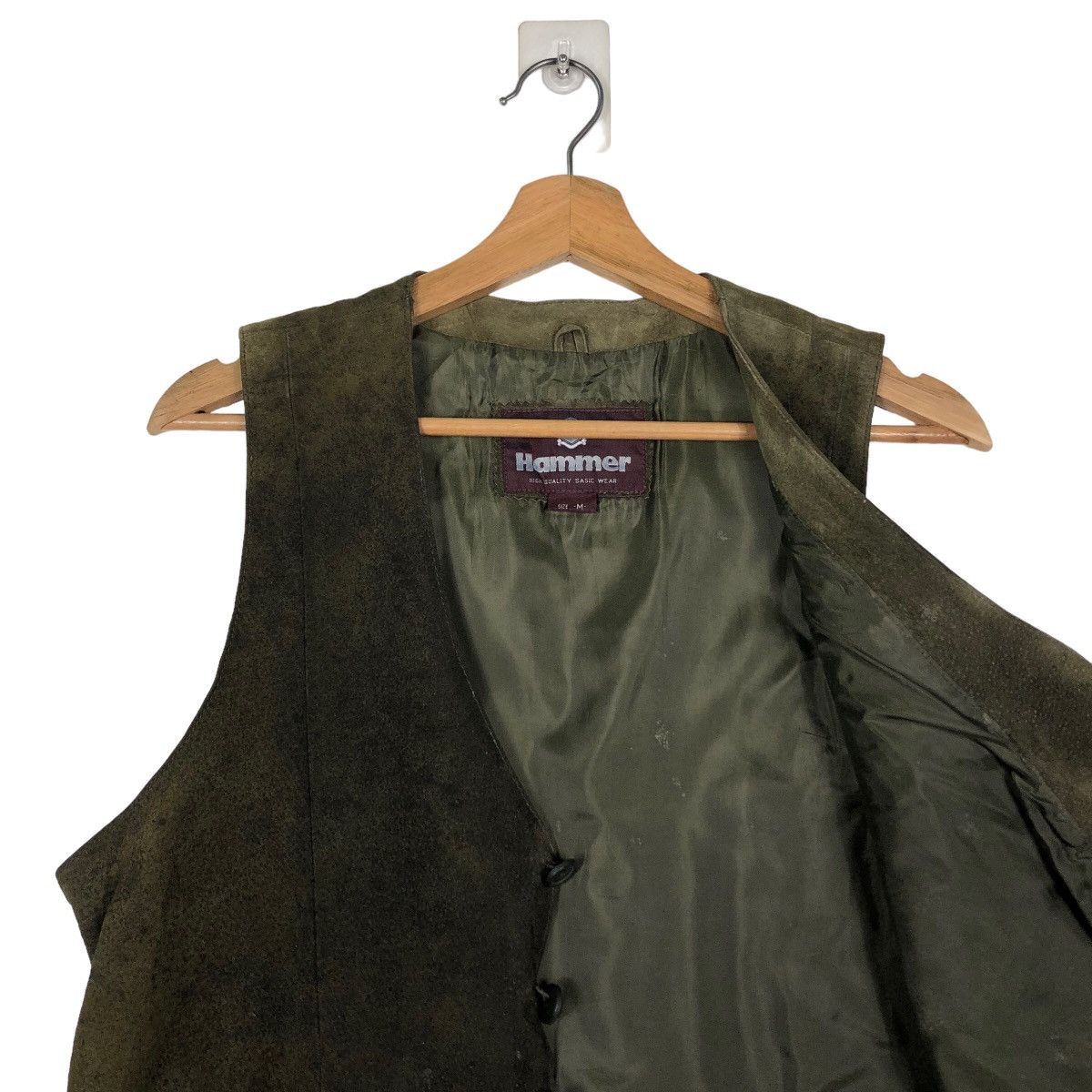 Genuine Leather 🔥Vintage Hammer Genuine Leather Utility Vest Waist Coats Size US M / EU 48-50 / 2 - 12 Thumbnail