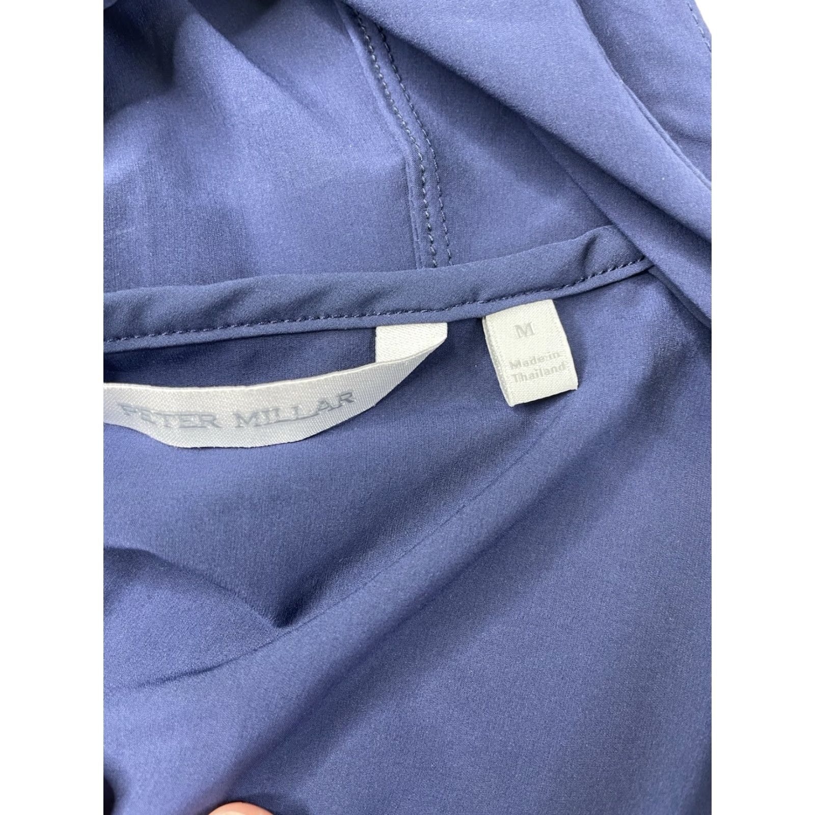 Peter Millar Peter Millar Jameson Vest Navy Womens M Full Zip Hooded Lightweight Water Resistant Wind-Resistant Zipped Pockets Outdoor Casual Travel Medium Size M / US 6-8 / IT 42-44 - 3 Thumbnail