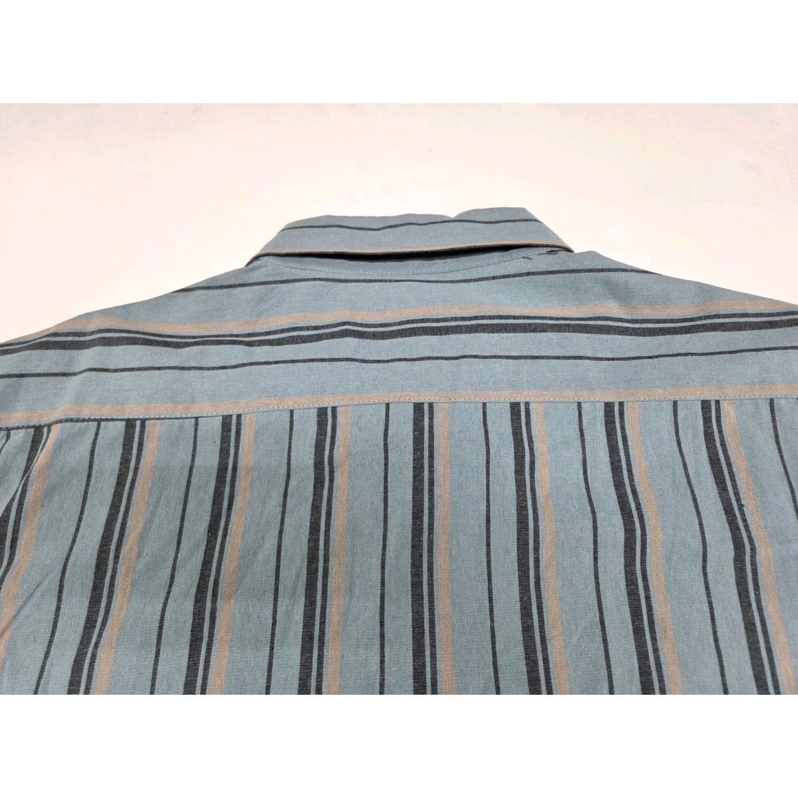 Lakai Molakai Shirt Short Sleeve Button-Up Multicolor Striped Hawaii Embroidered Pocket XL Mens Size US XL / EU 56 / 4 - 5 Thumbnail