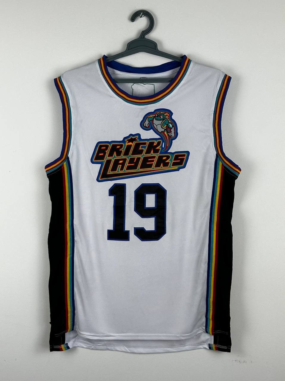 Mtv × NBA × Vintage Vintage 90s Bricklayers Aaliyah 19 Promo Jersey Basketball Size US L / EU 52-54 / 3 - 2 Thumbnail