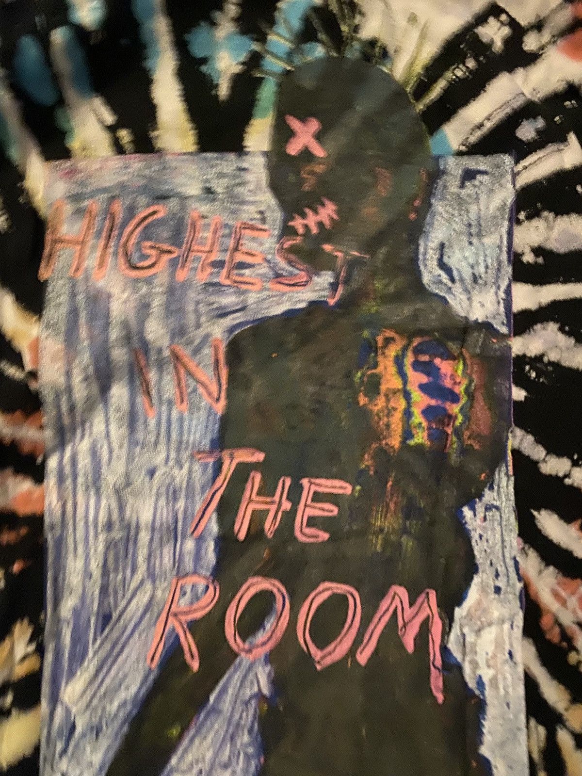Travis Scott Travis Scott Highest In The Room Tie Dye Tee Astroworld Size US L / EU 52-54 / 3 - 2 Thumbnail