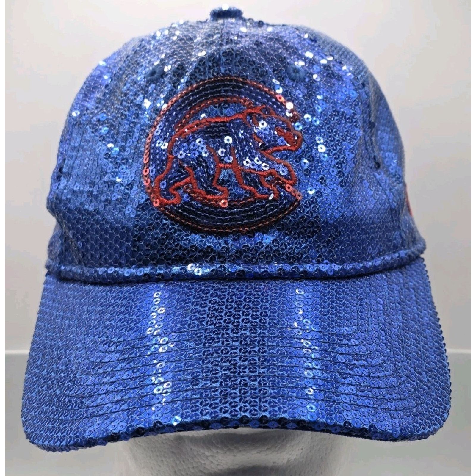 New Era Pink Chicago Cubs Sequin Blue MLB Cap Hat New Era StrapBack Size ONE SIZE - 1 Thumbnail